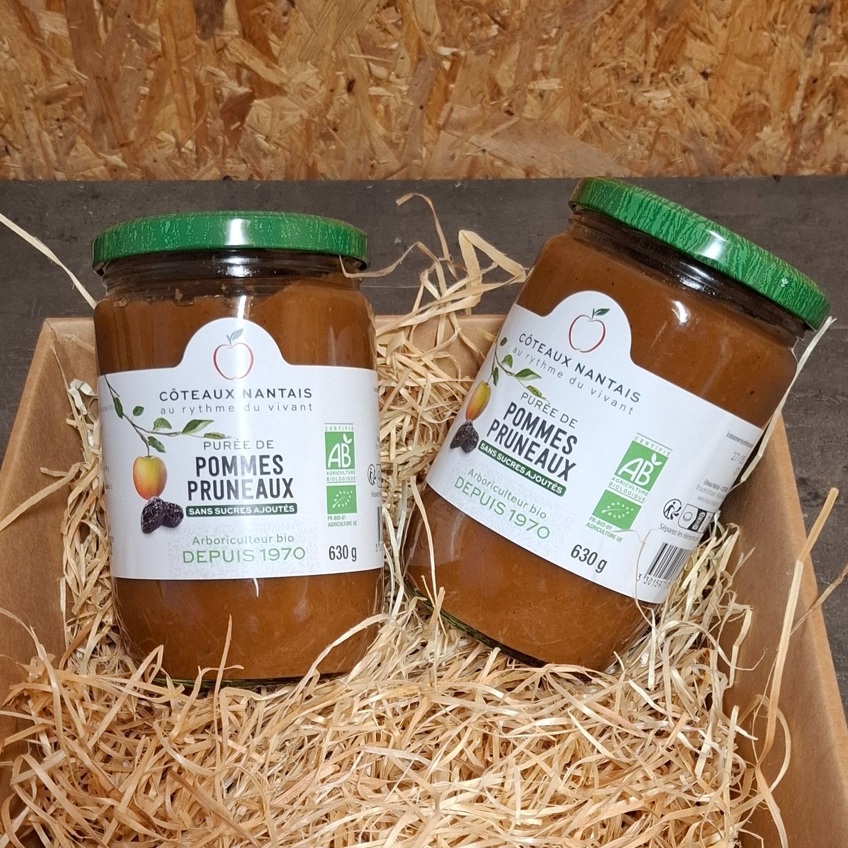 Purée pommes / pruneaux - 630g