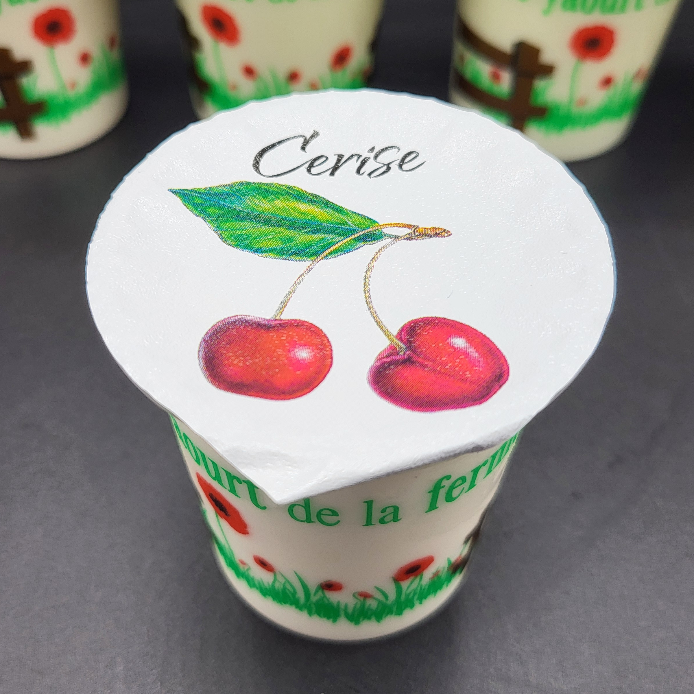 Yaourt aromatisé à la cerise - 125g