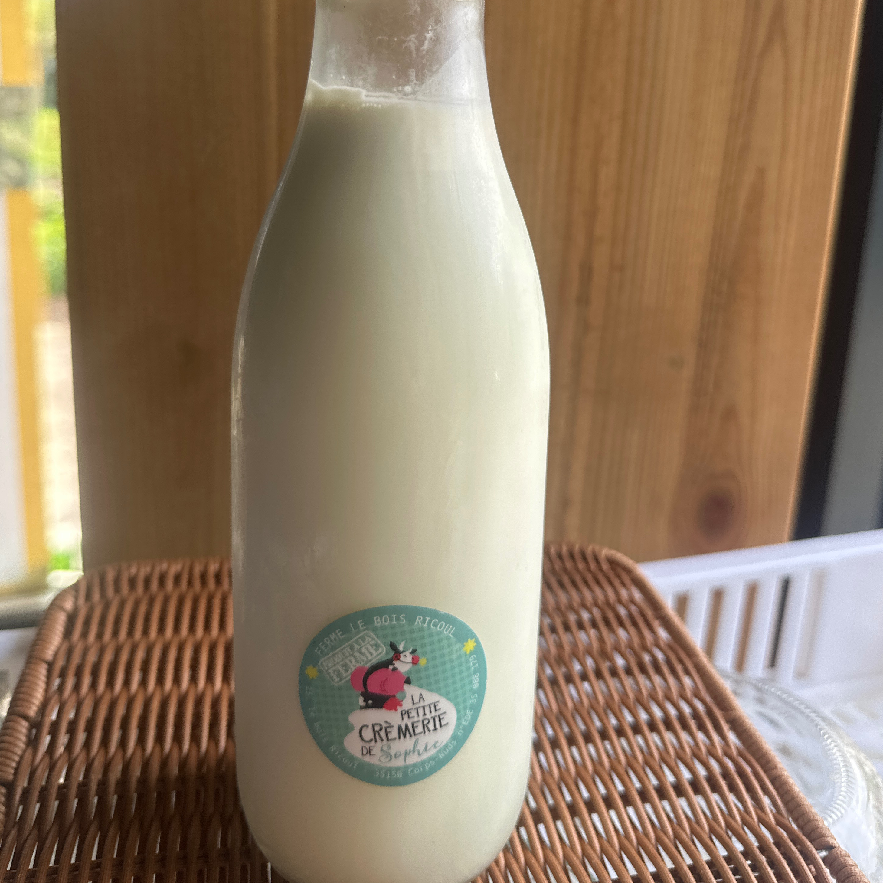 Bouteille lait 1/2 écrémé pasteurisé - 1l