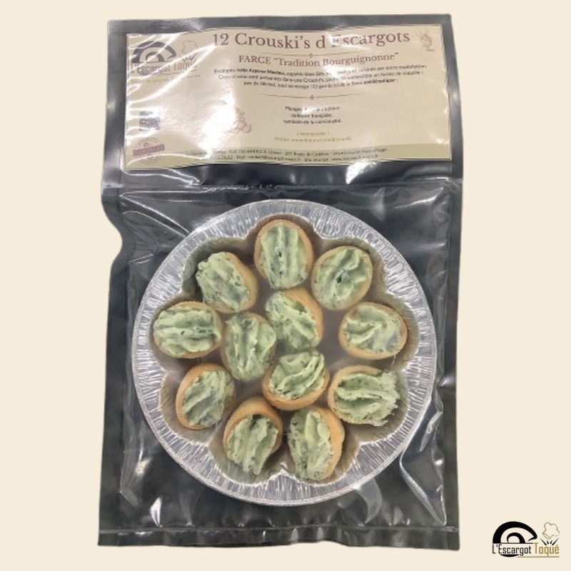 12 Crouski's Tradition Bourguignonne en Assiette Alu - CRFTB12