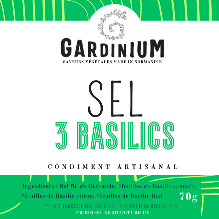 Sel 3 Basilics - 70g