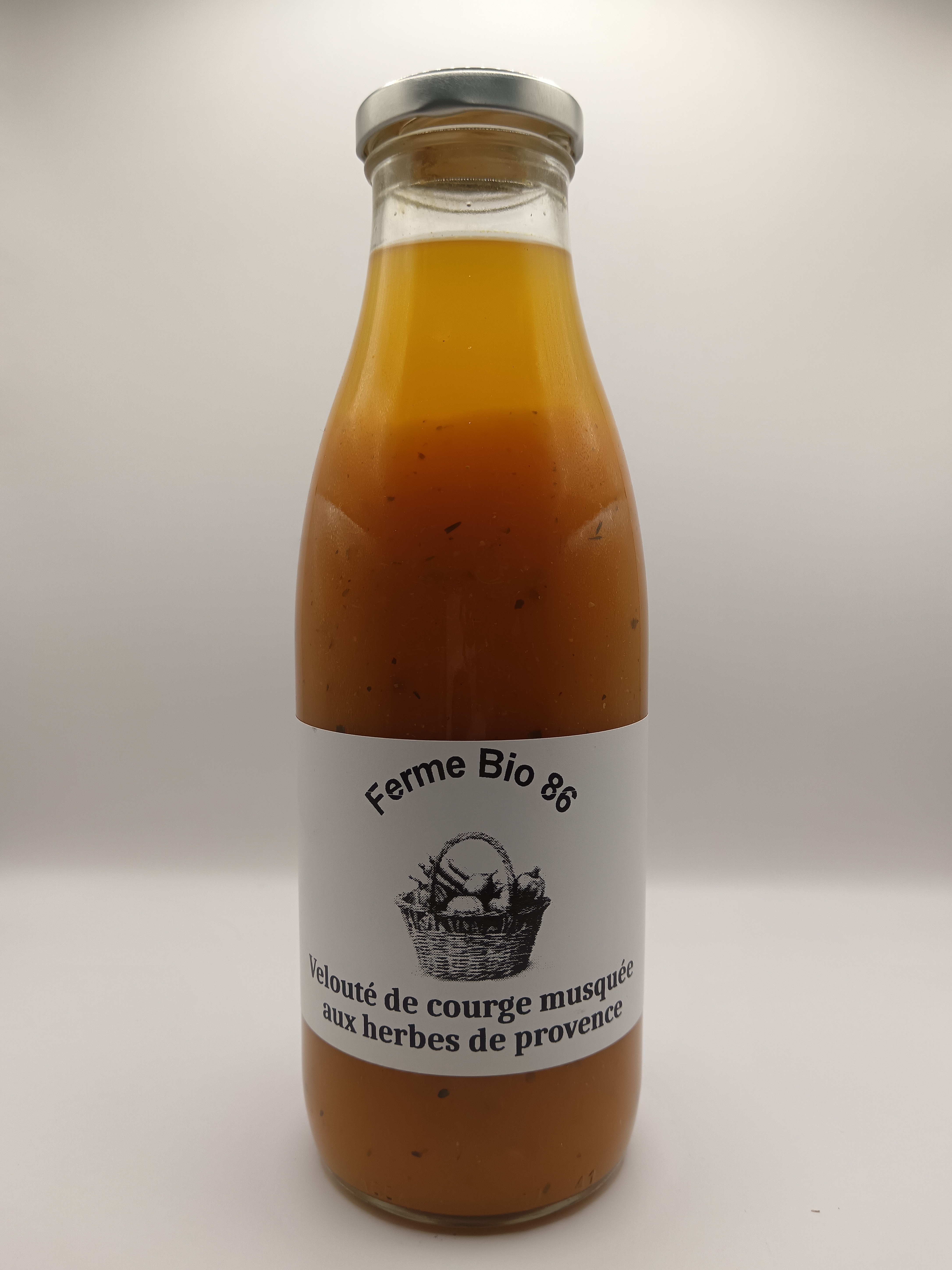 Soupe velouté de courge Musquée aux Herbes de Provence 75cl