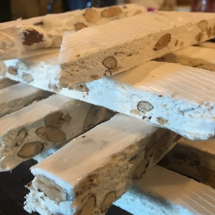 Barre de nougat blanc tendre 80g à 100g