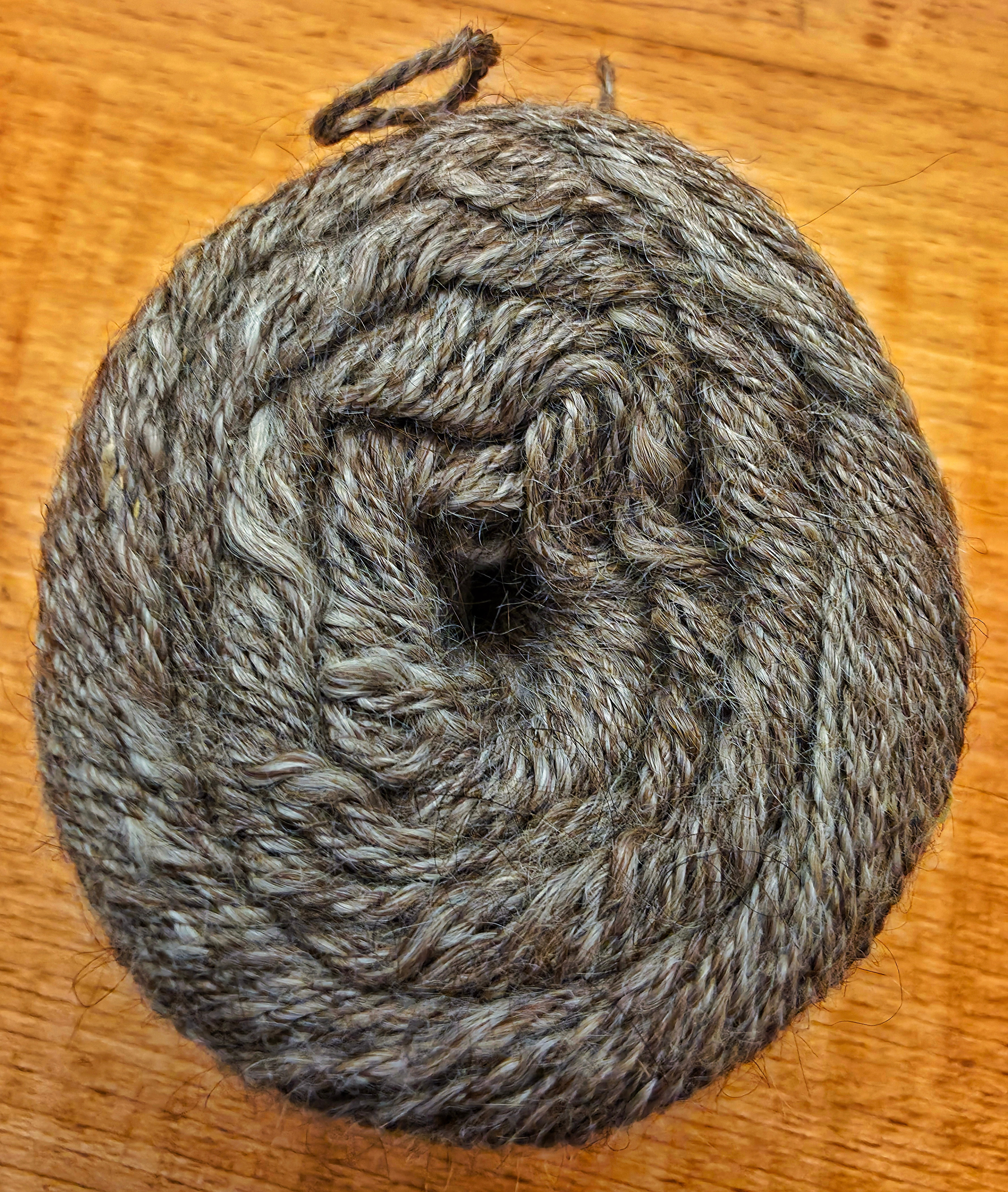 Pelote 100g - 1oo % alpaga SURI - GRIS ROSE - Longane - 100g
