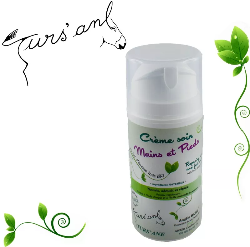 CREME MAINS/PIEDS BIO AU LAIT FRAIS D'ÂNESSE - 50ml