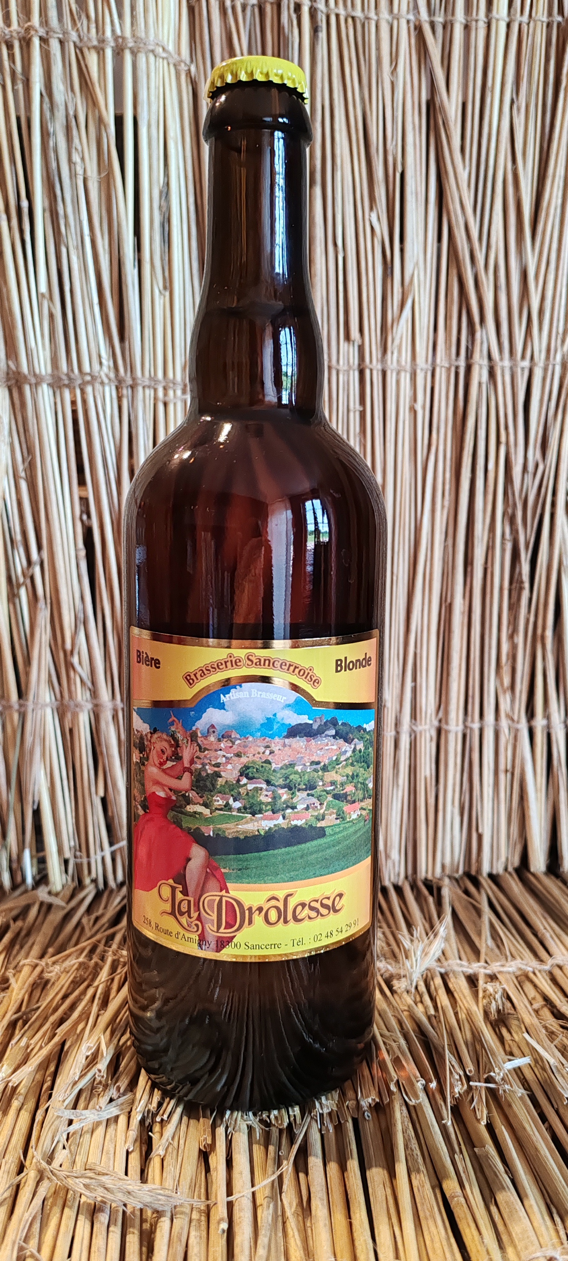 Bière Blonde Sancerroise " La Drolesse" - 0,75l