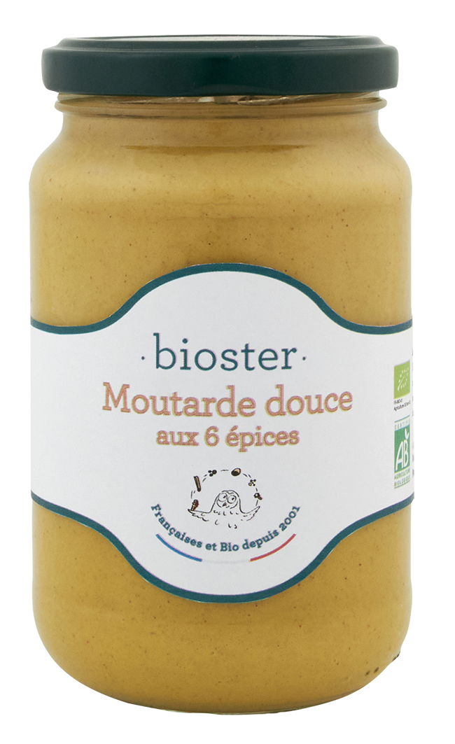 Moutarde douce aux 6 épices - 350g