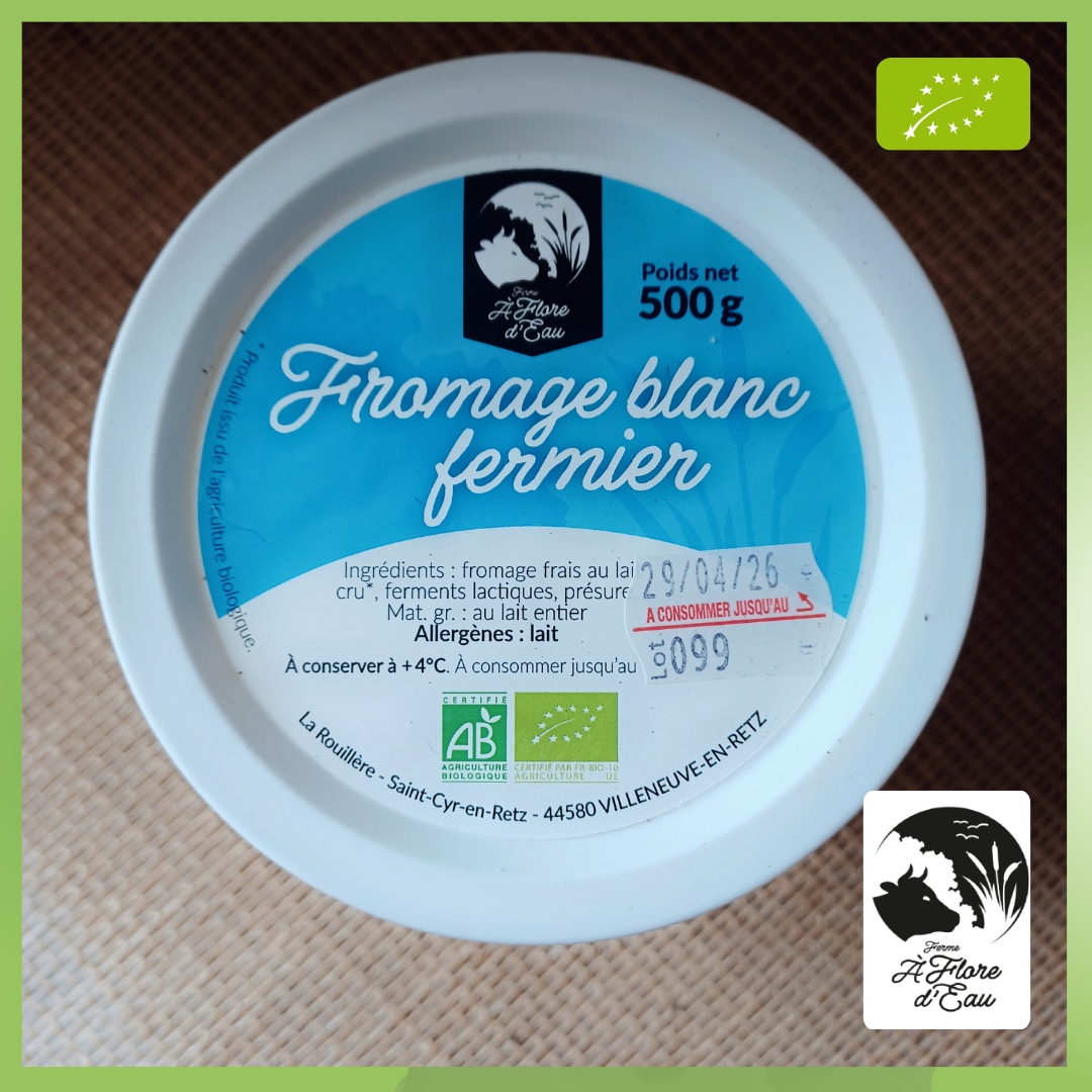 FROMAGE BLANC FERMIER - 500g