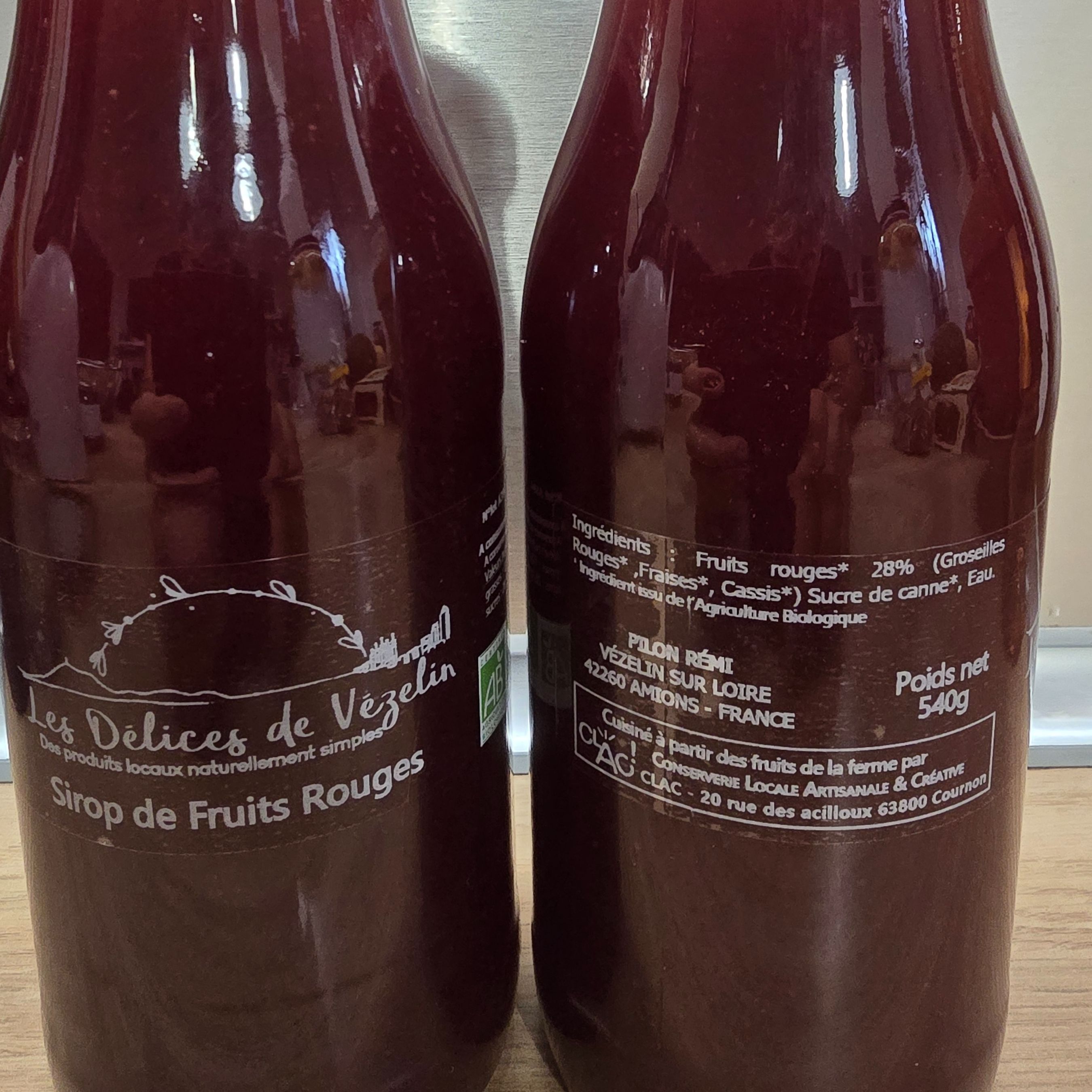 Sirop de Fruits rouges - 540g