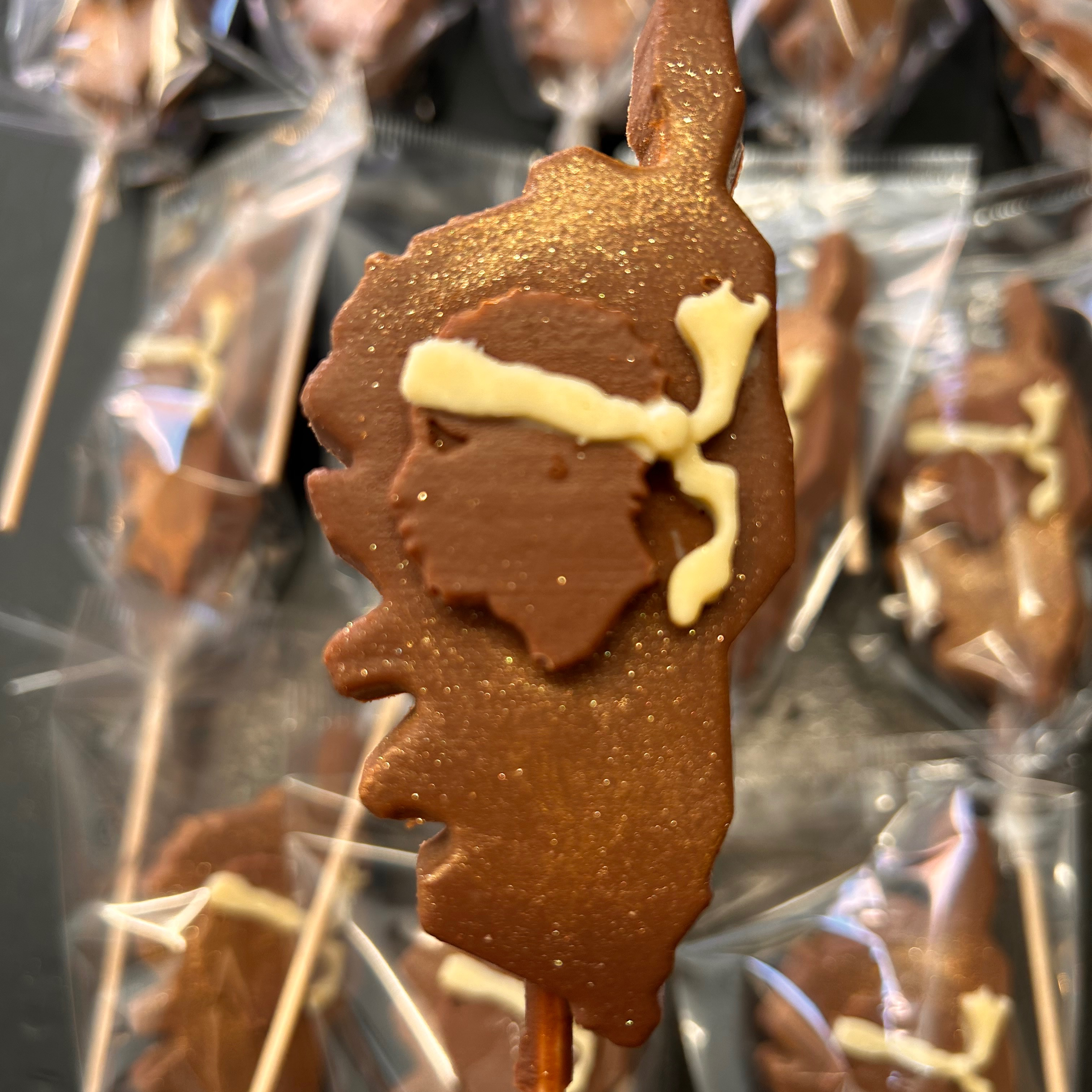 Sucette Corse chocolat lait - Moyenne - 40g