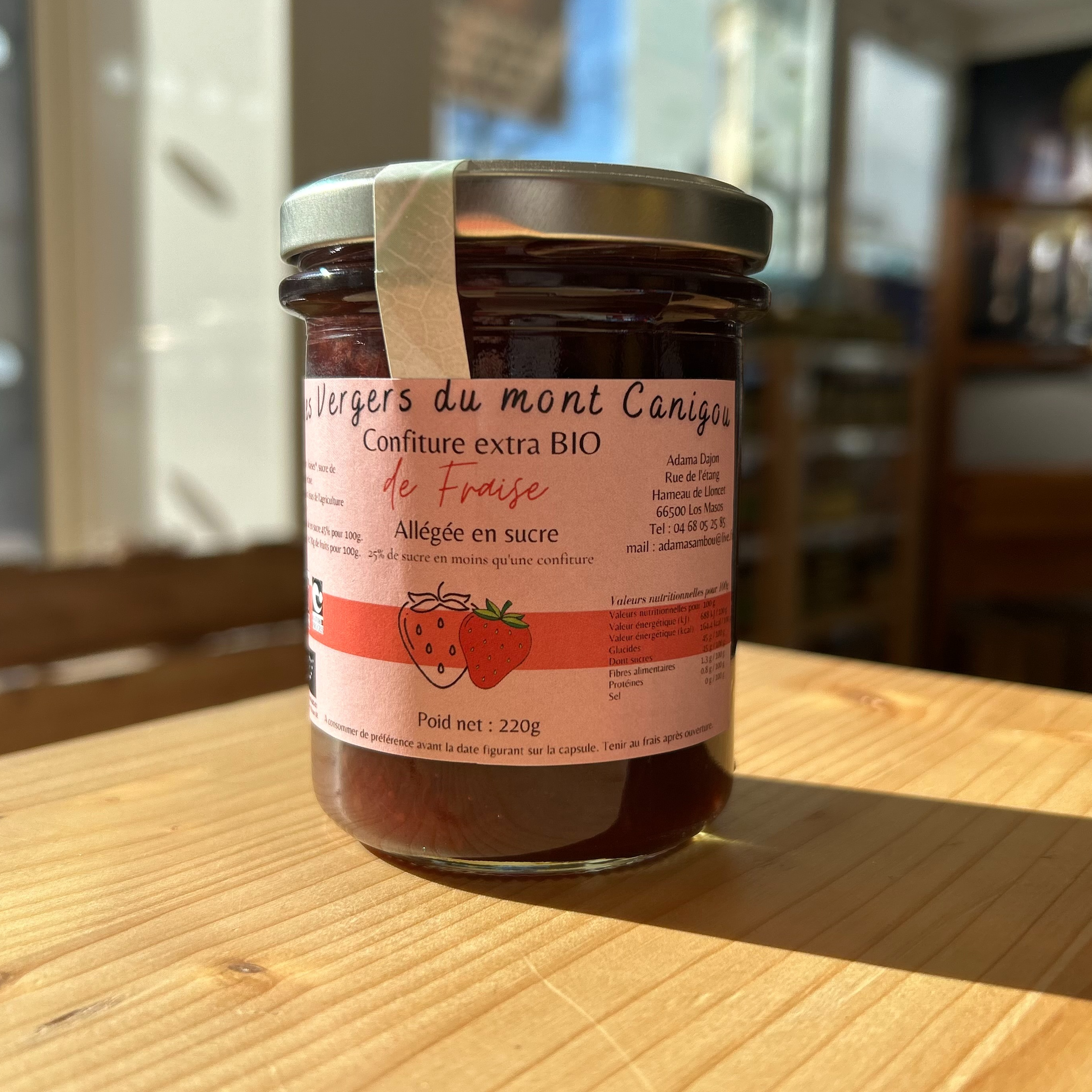 Confiture extra de fraise BIO - 310g