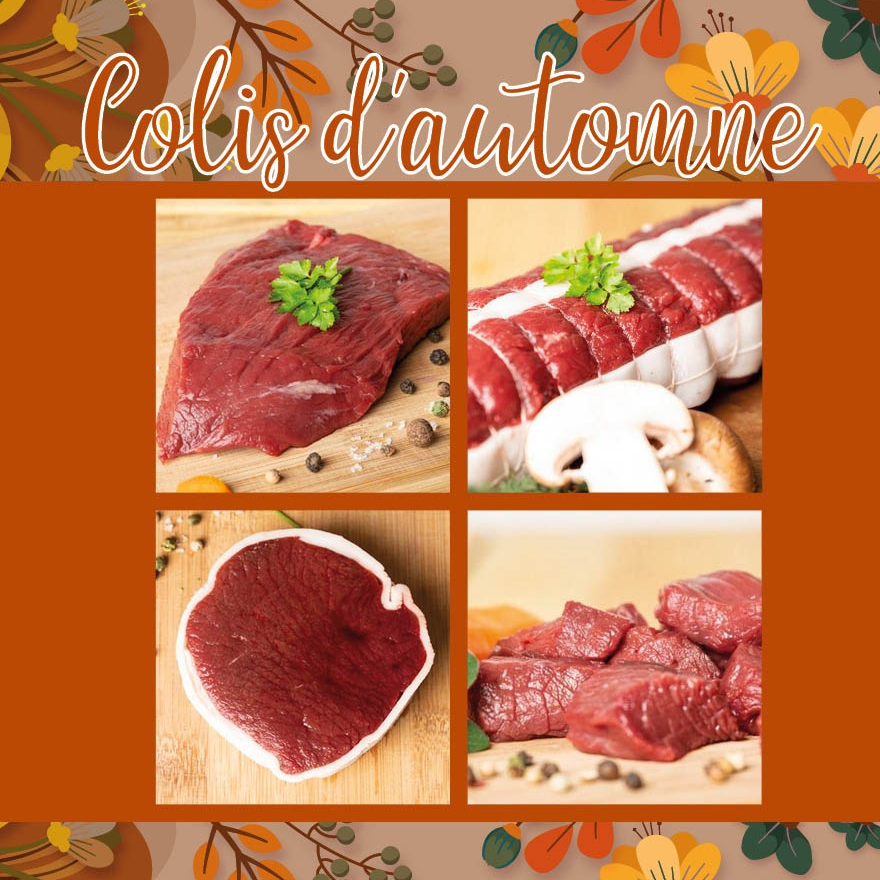 Colis D'Automne Viande De Cerf option viande à cuisiner crue