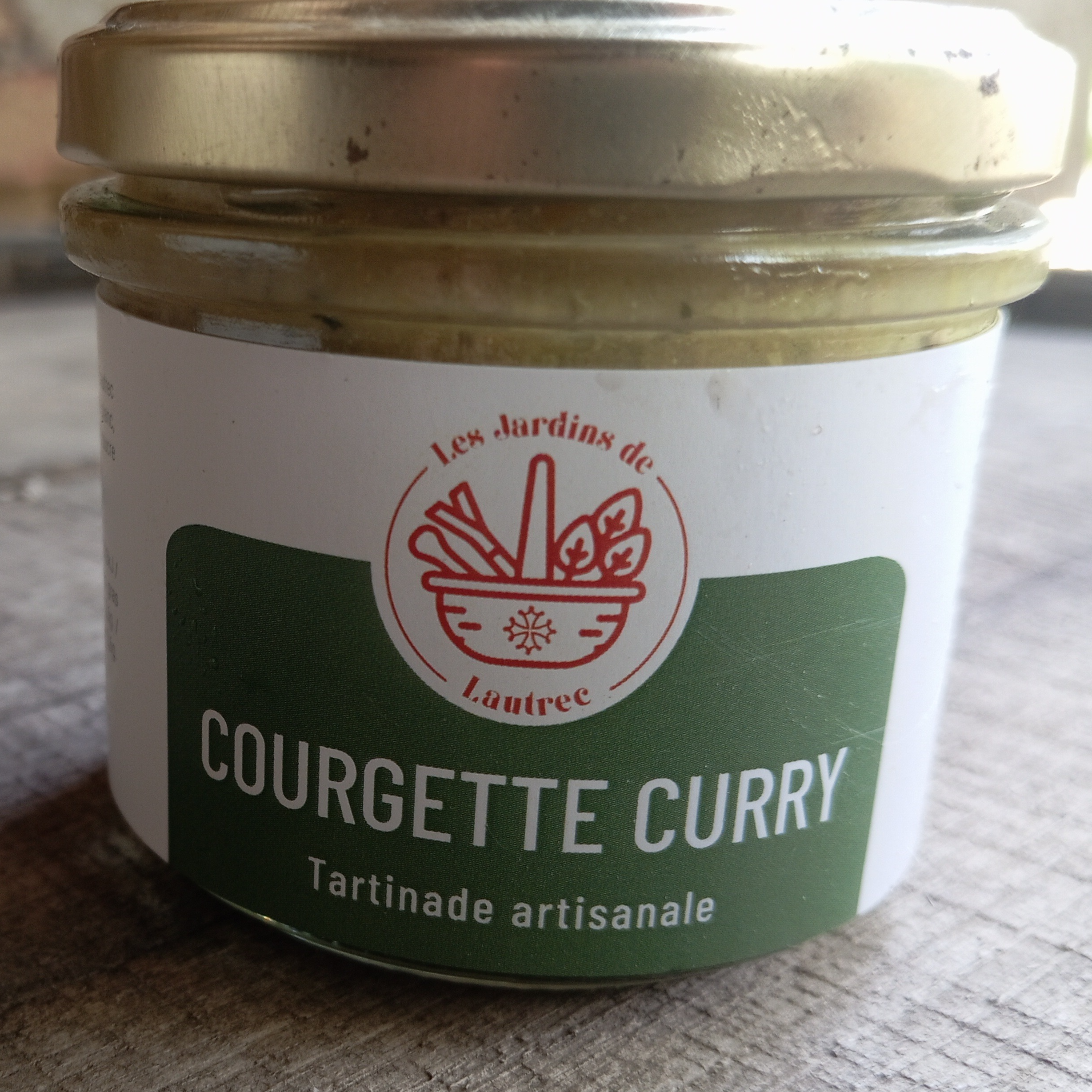 Tartinade courgette curry ( Bocalenvers)