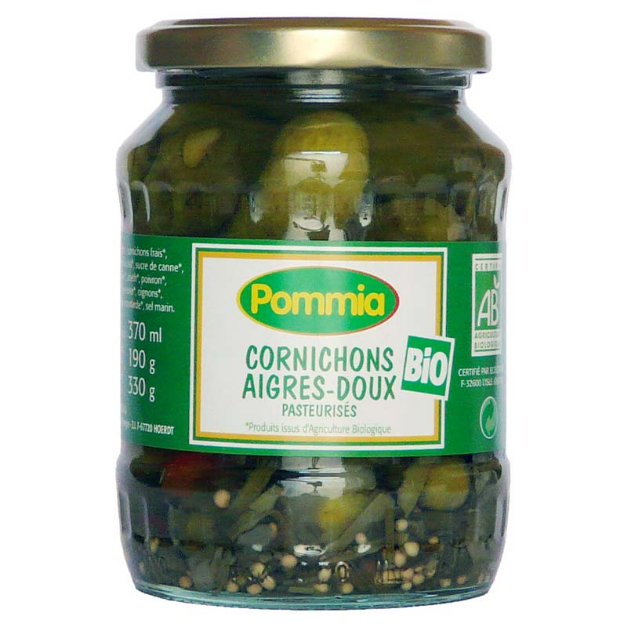 Cornichons aigres-doux - 330g