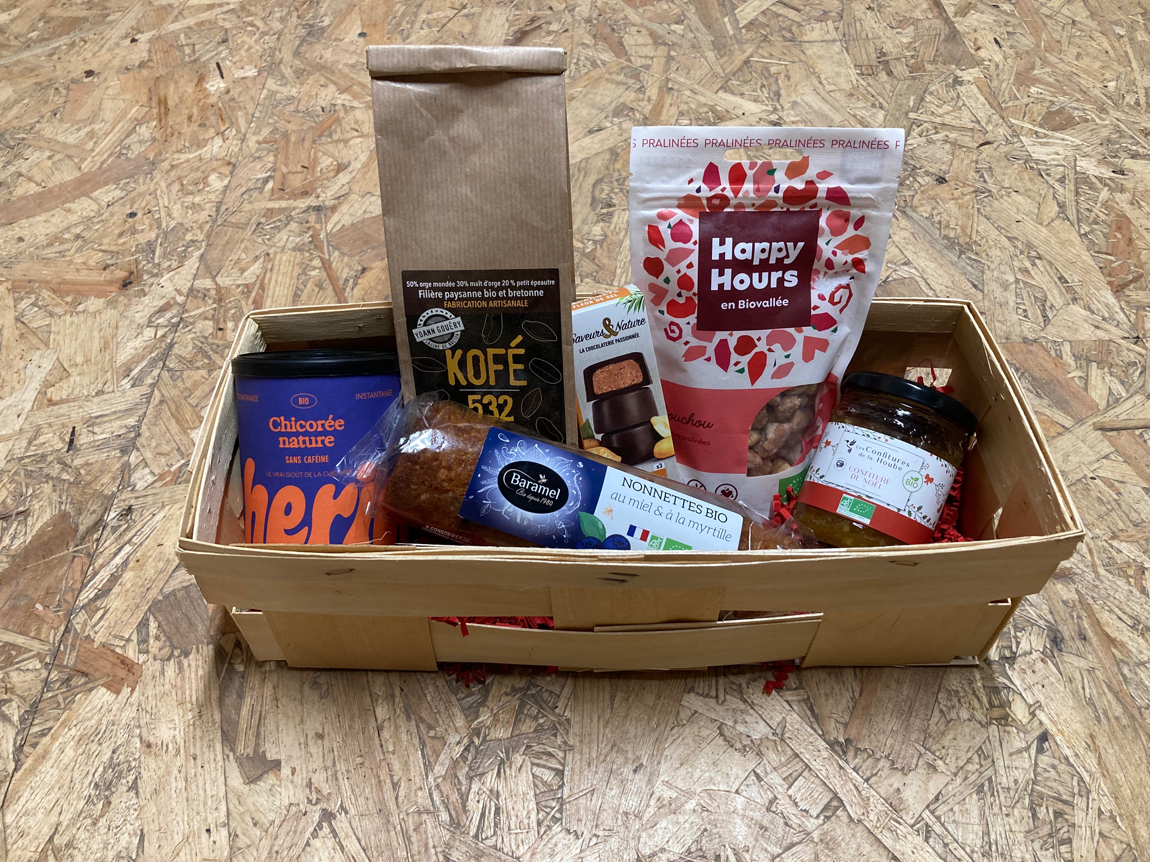 Panier Pause Kofé Gourmande - Prêt à offrir