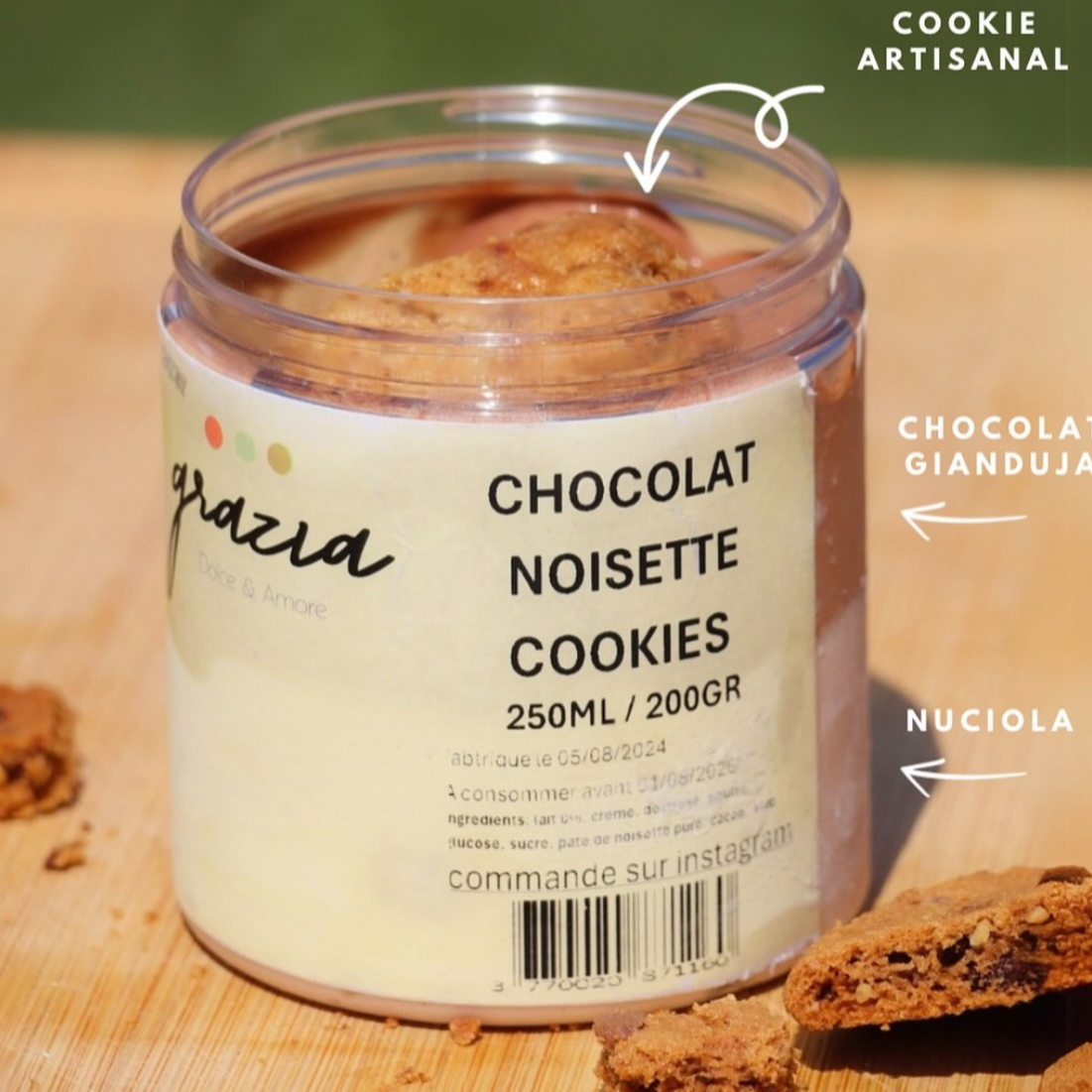 Glaces et sorbets artisanaux corses Grazia 250 ml