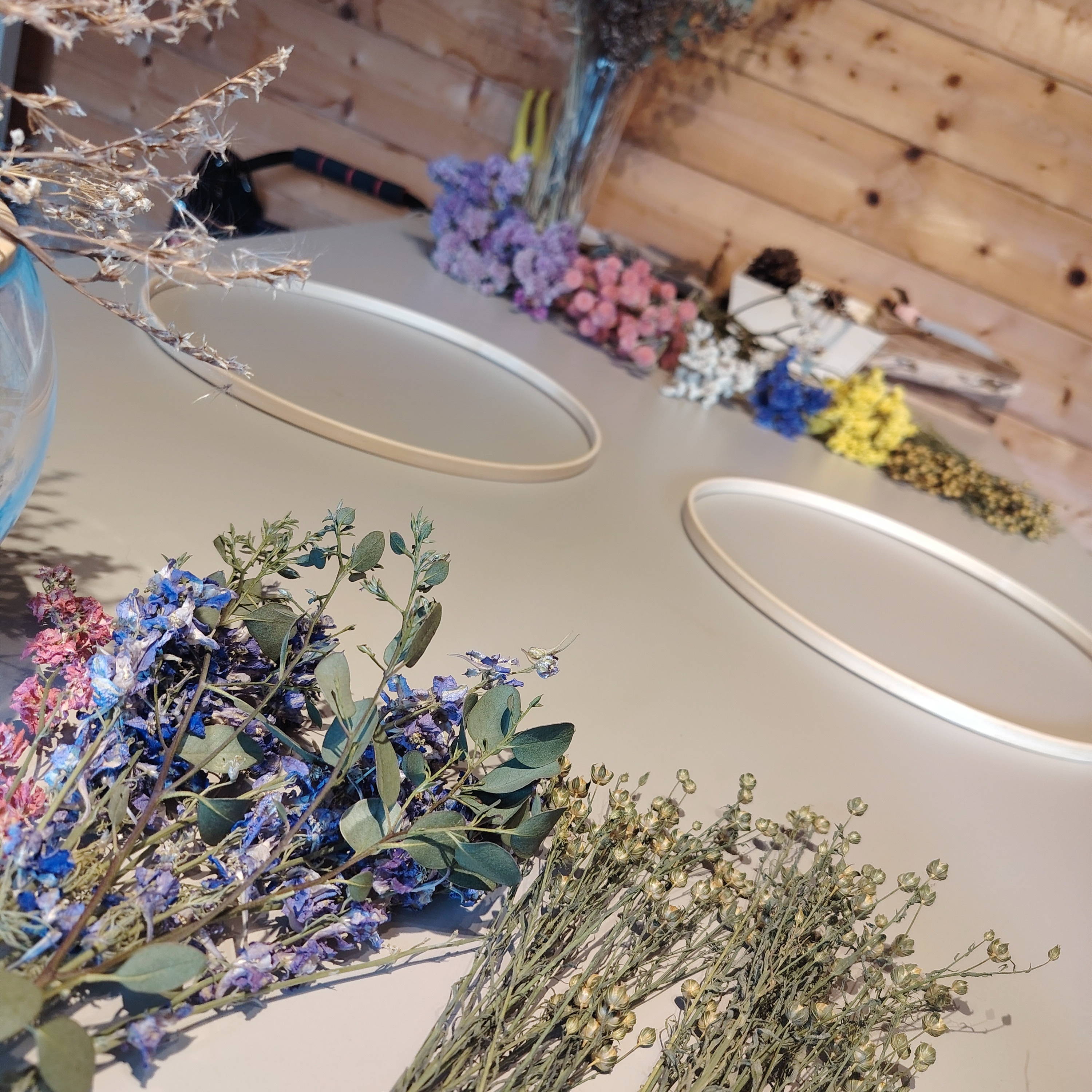Atelier d'art floral en duo