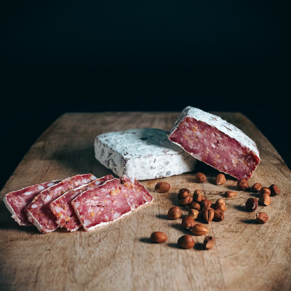 SAUCISSON SEC à la noisette - 0,28kg