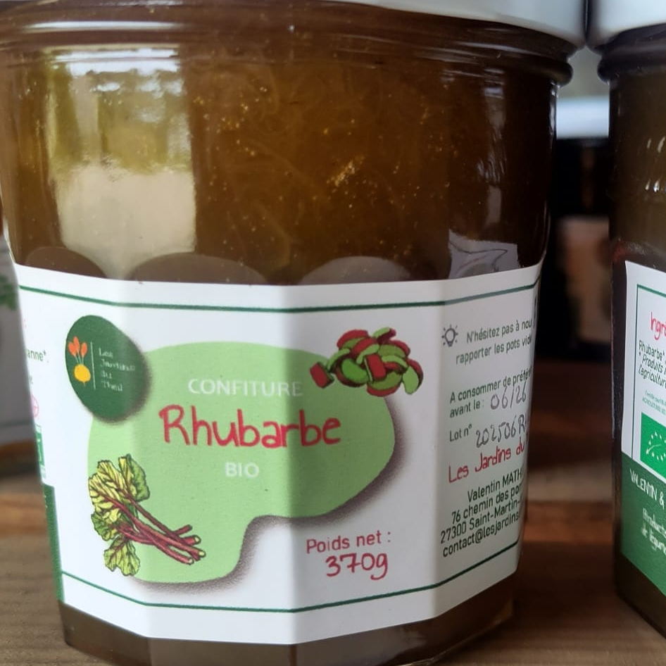 Confiture rhubarbe