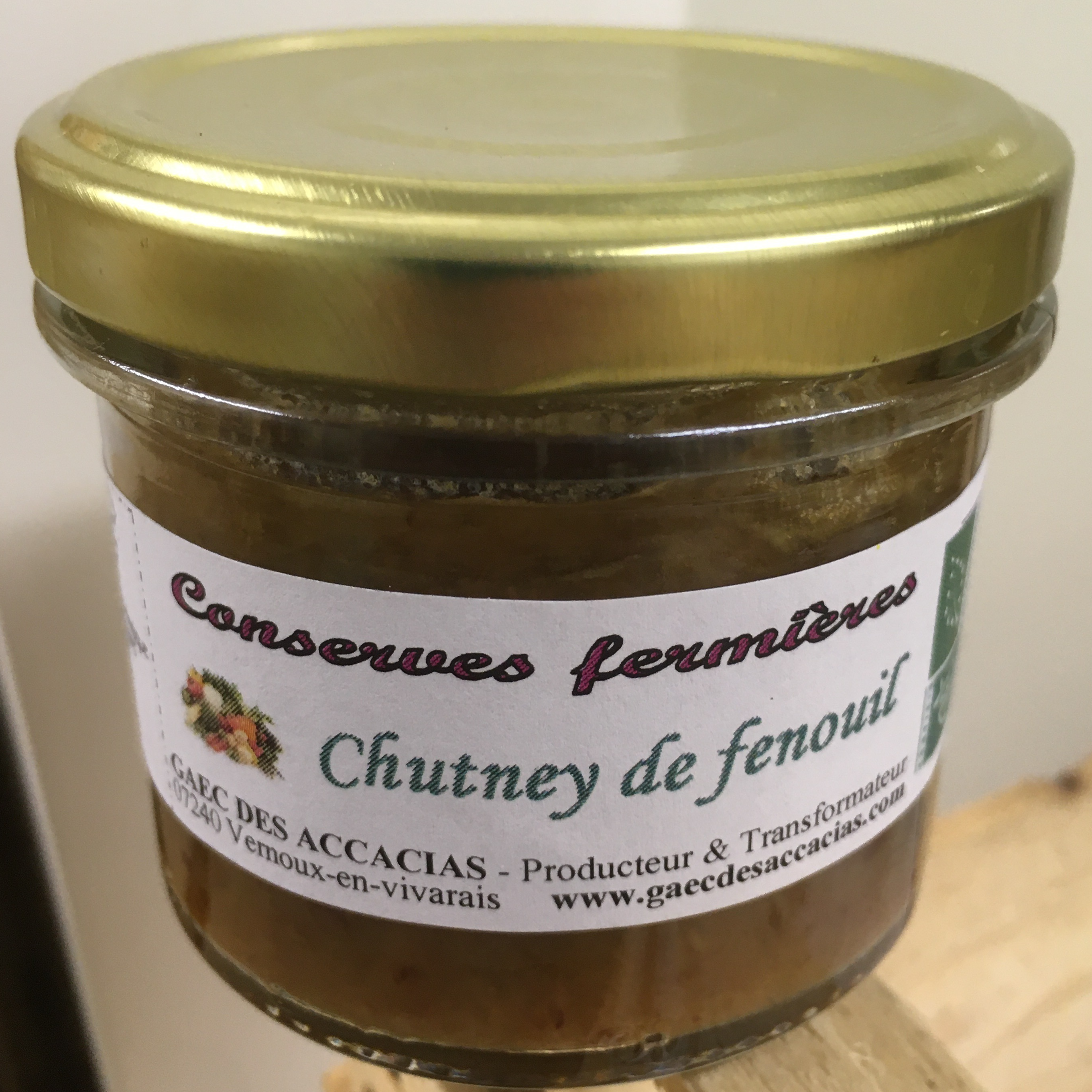 Chutney de fenouil - 100g