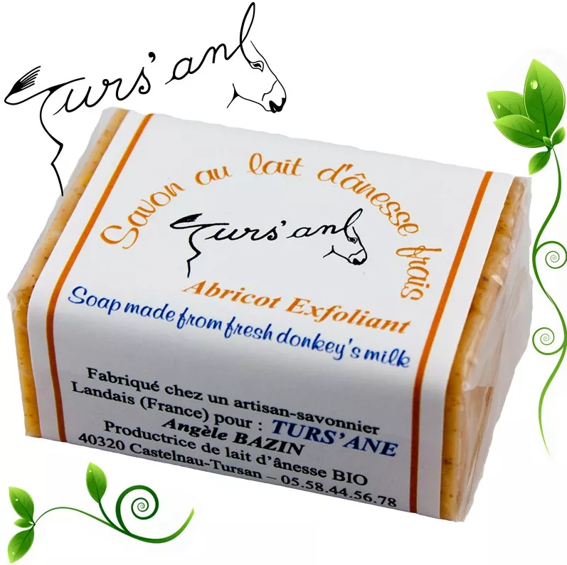 SAVON EXFOLIANT AU LAIT FRAIS D'ANESSE BIO ABRICOT - 100g