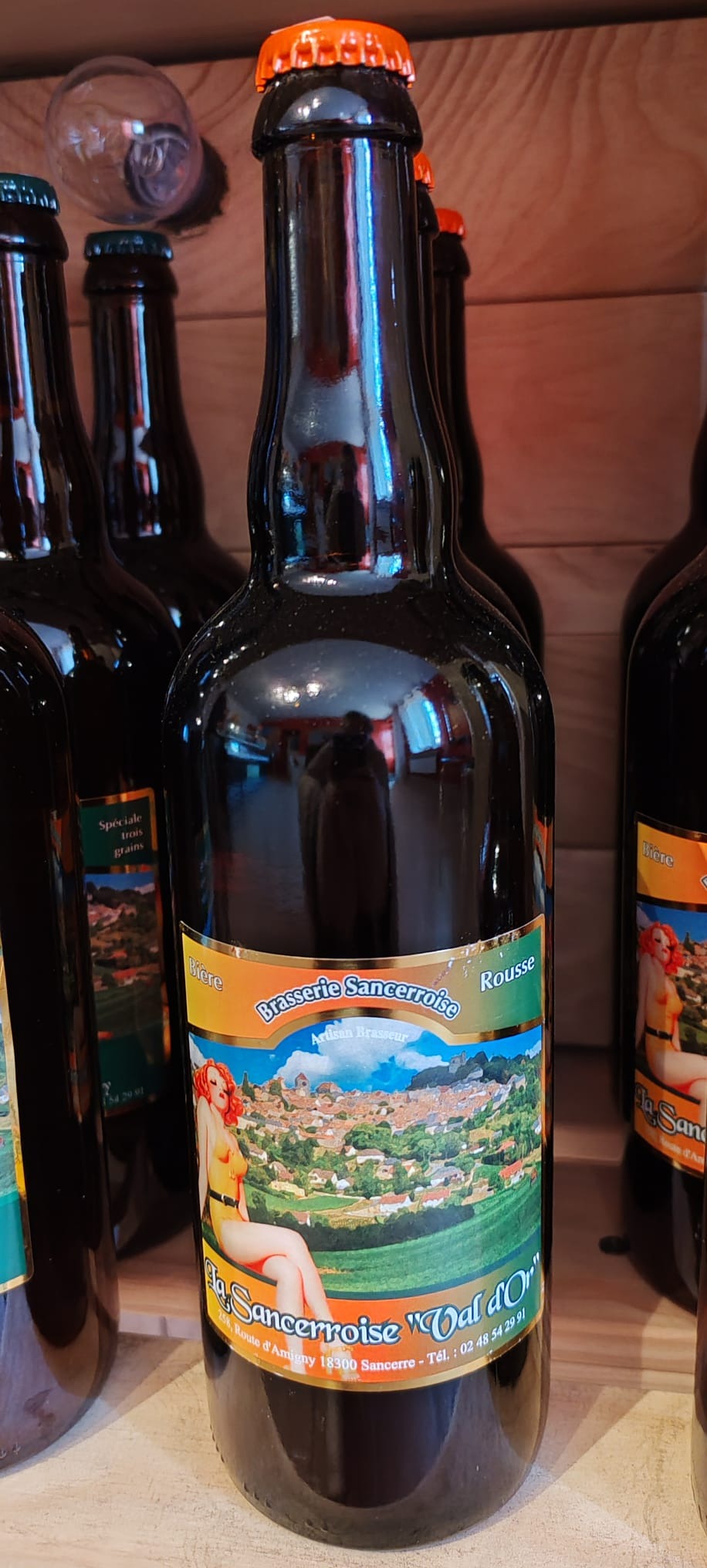 Bière Rousse La "Val d'Or" - 0,75l