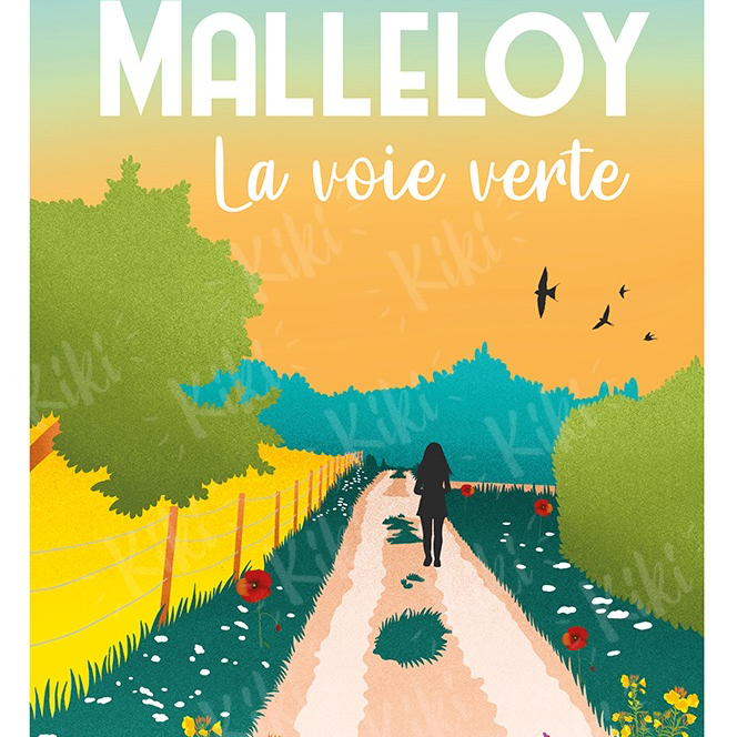 AFFICHE MALLELOY "VOIE VERTE"