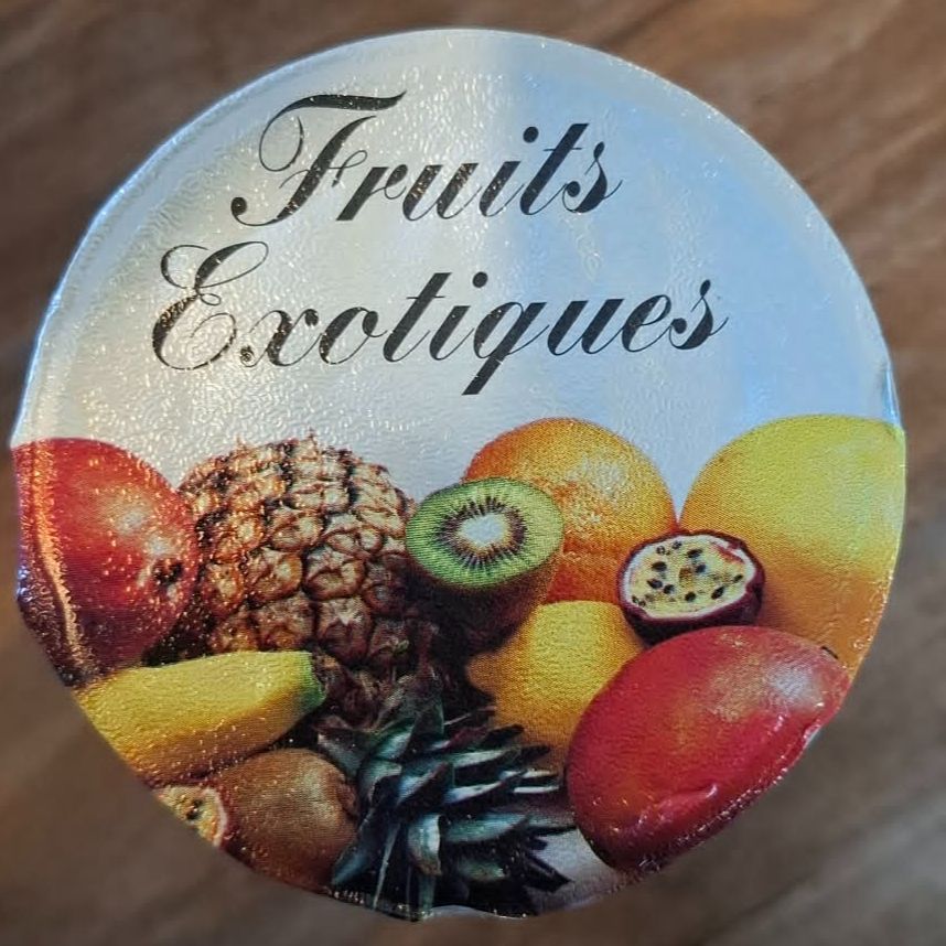 Yaourt FRUITS EXOTIQUES 125g - (L'ESPRIT NORMAND)- revente - 125g
