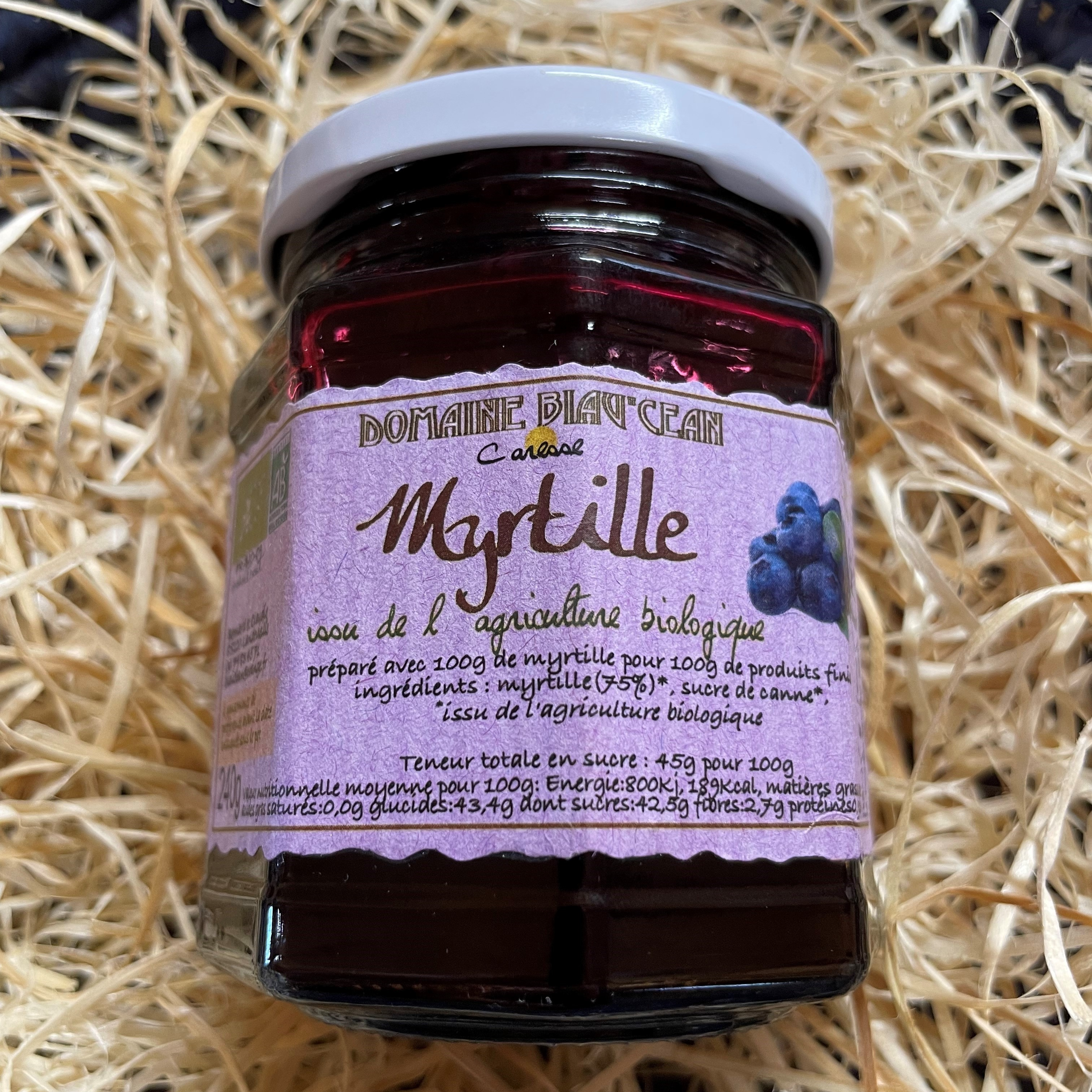 Confiture de Myrtille - 240g
