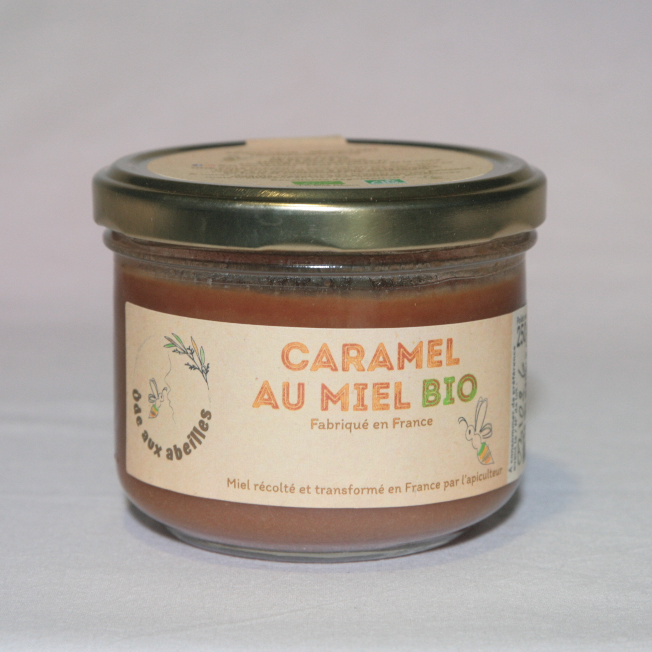 Caramel au miel bio 225g - 250g