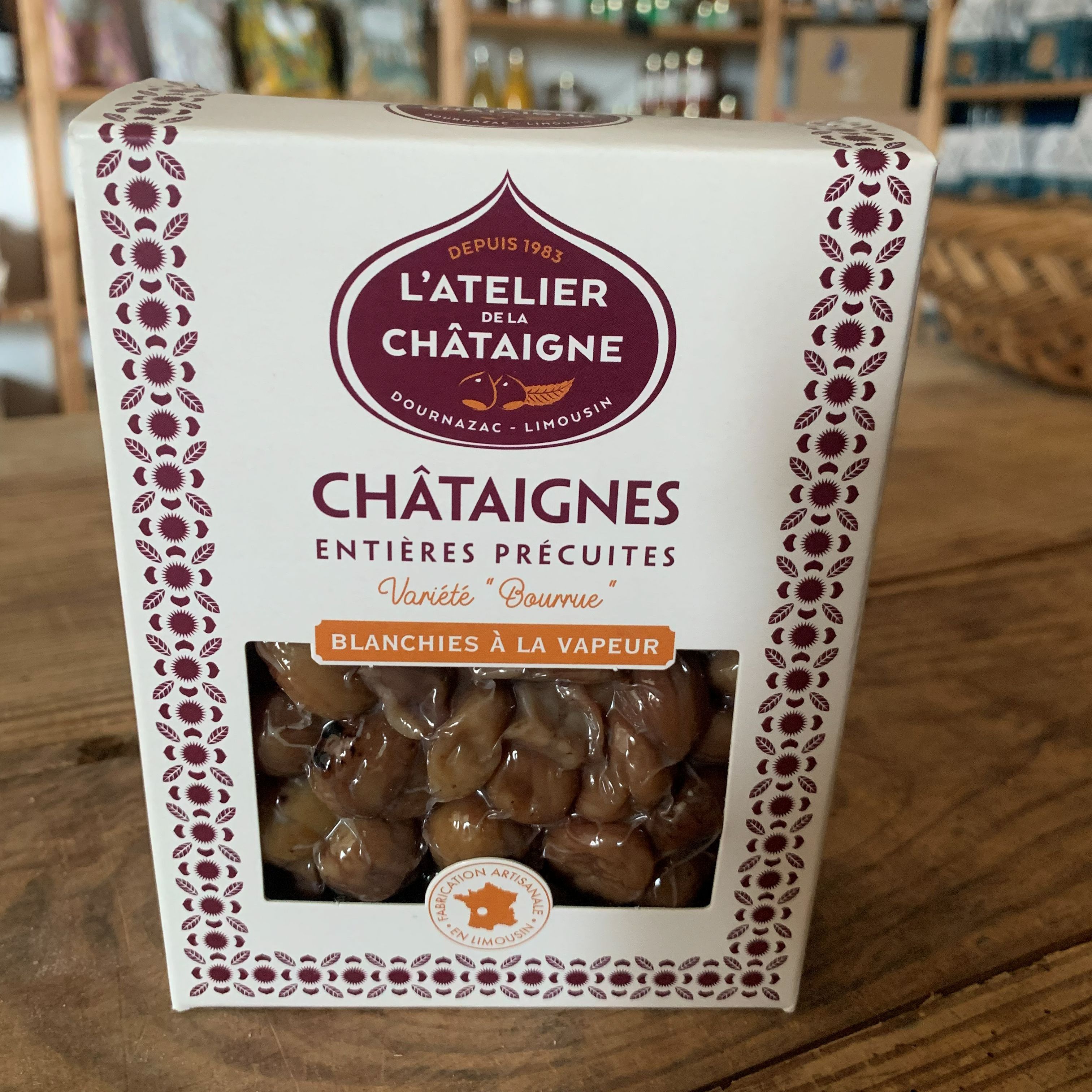 Châtaignes précuites