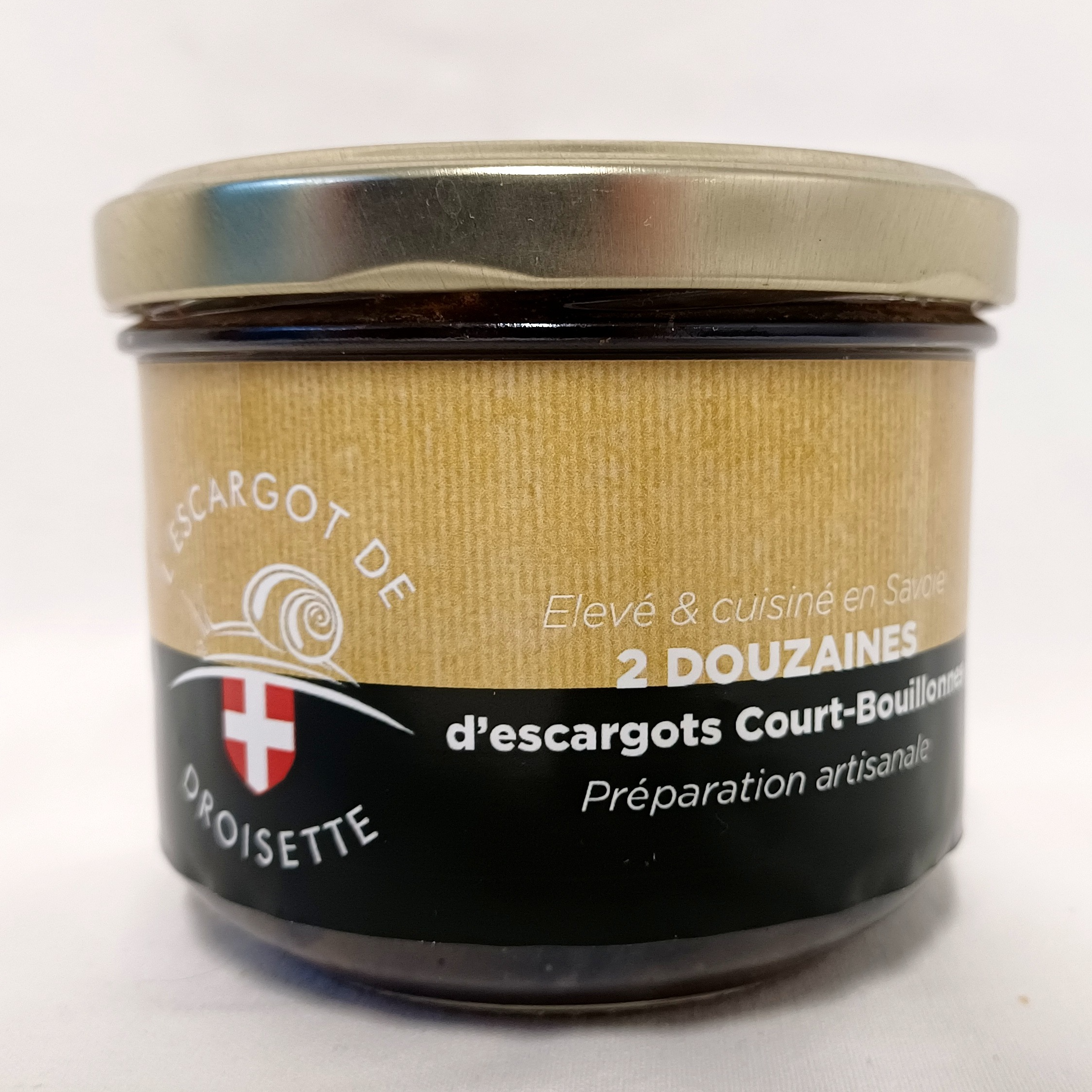 2 DOUZAINES D'ESCARGOTS COURT-BOUILLONNES EN CONSERVE
