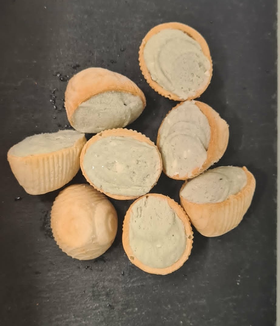12 escargots en Croustilles, recette au roquefort