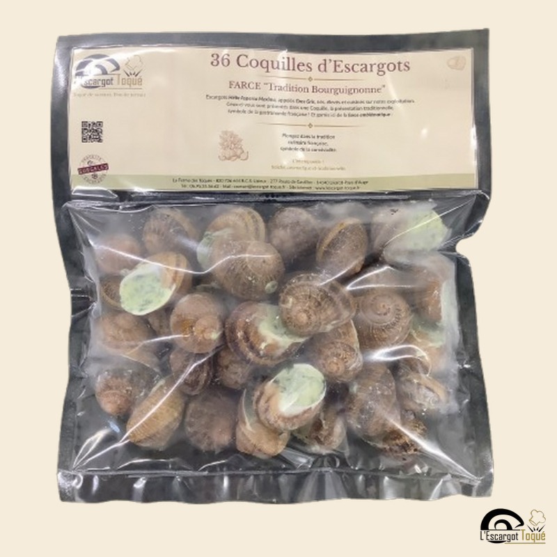 36 Escargots en Coquille Tradition Bourguignonne en Vrac - COFT36