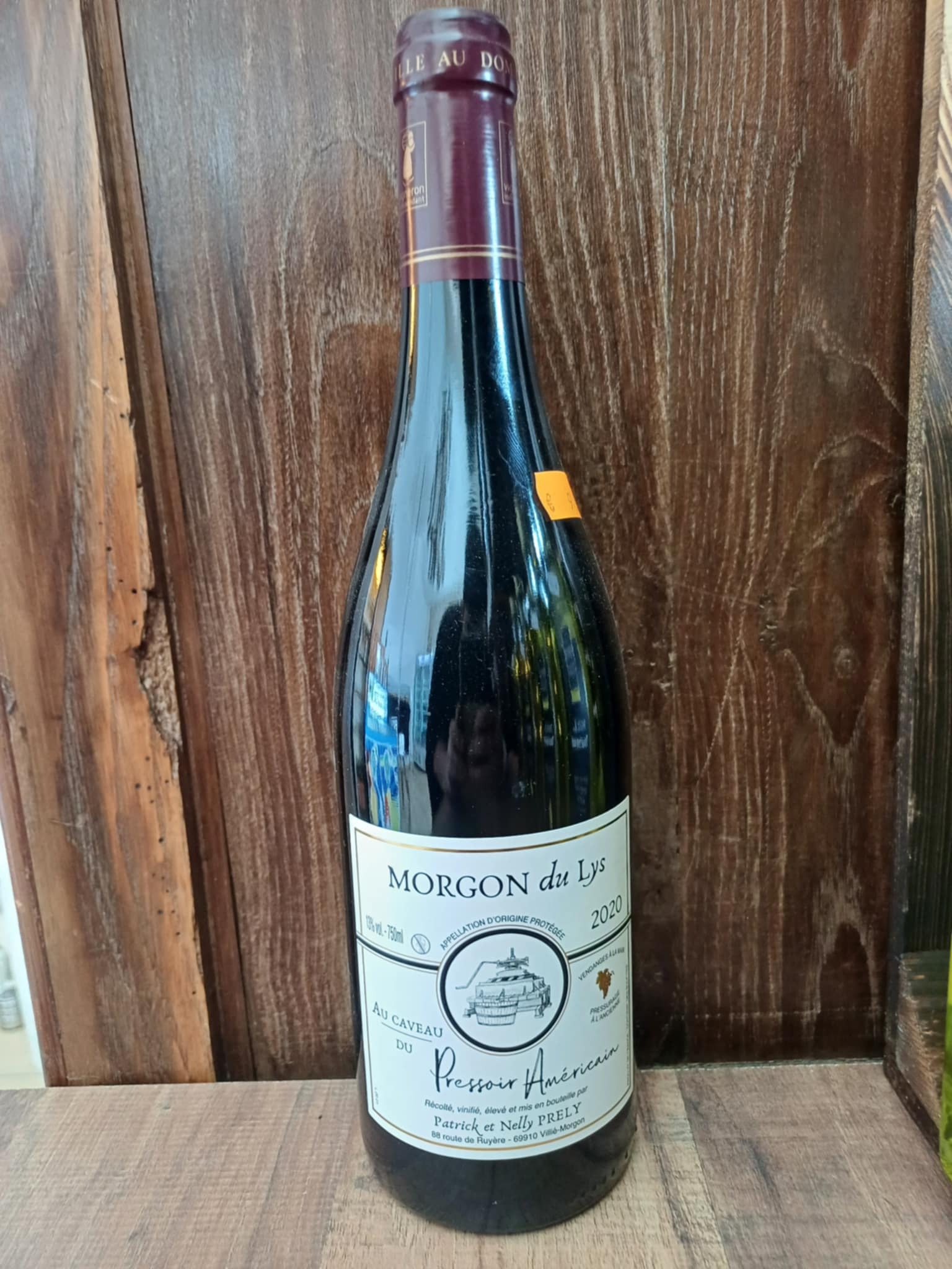 Vin rouge Morgon du lys 75cl