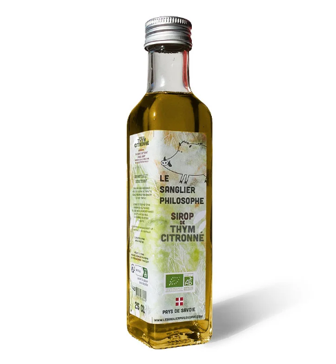 Sirop de Thym Citronné - Bouteille de 25cl