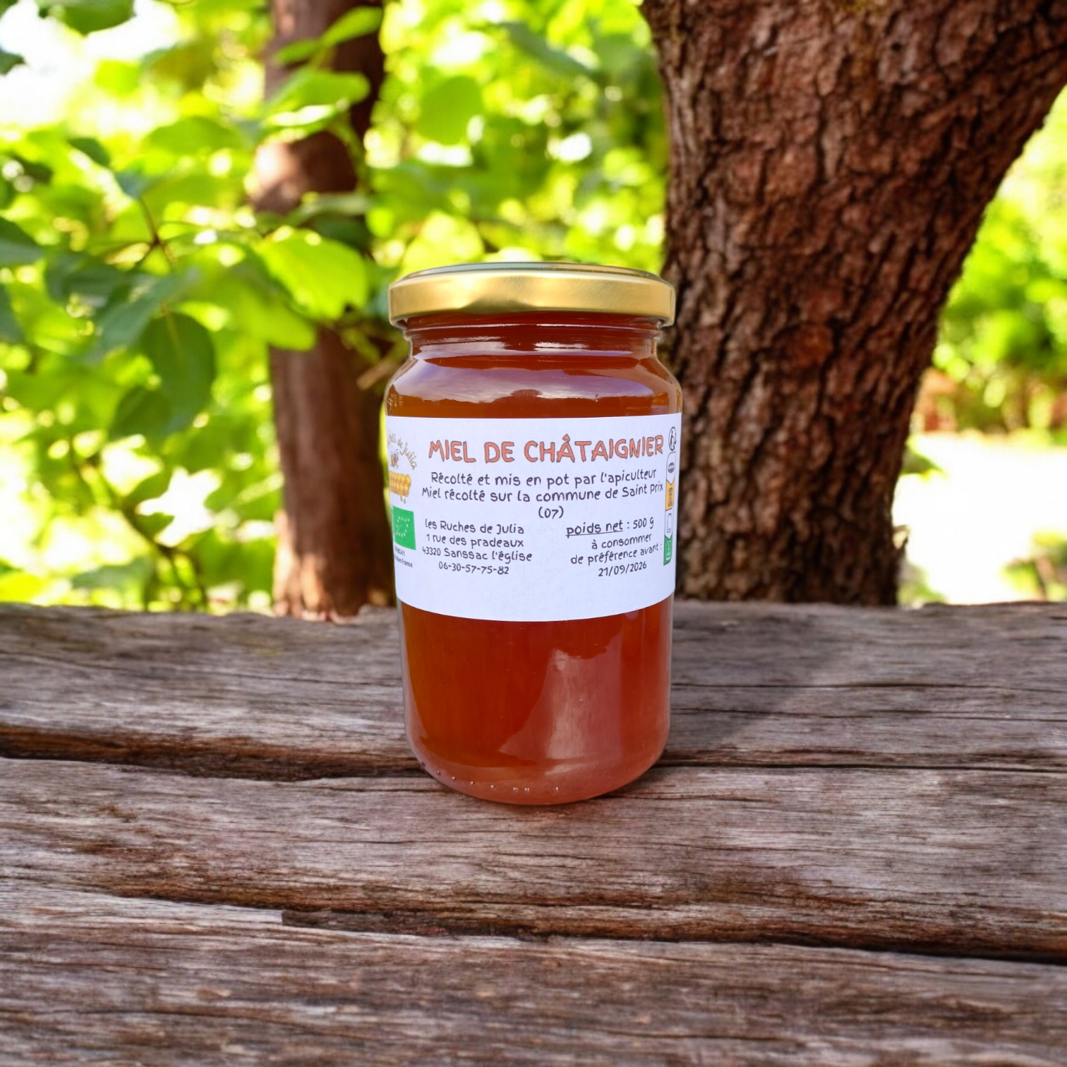Miel châtaignier - 500g