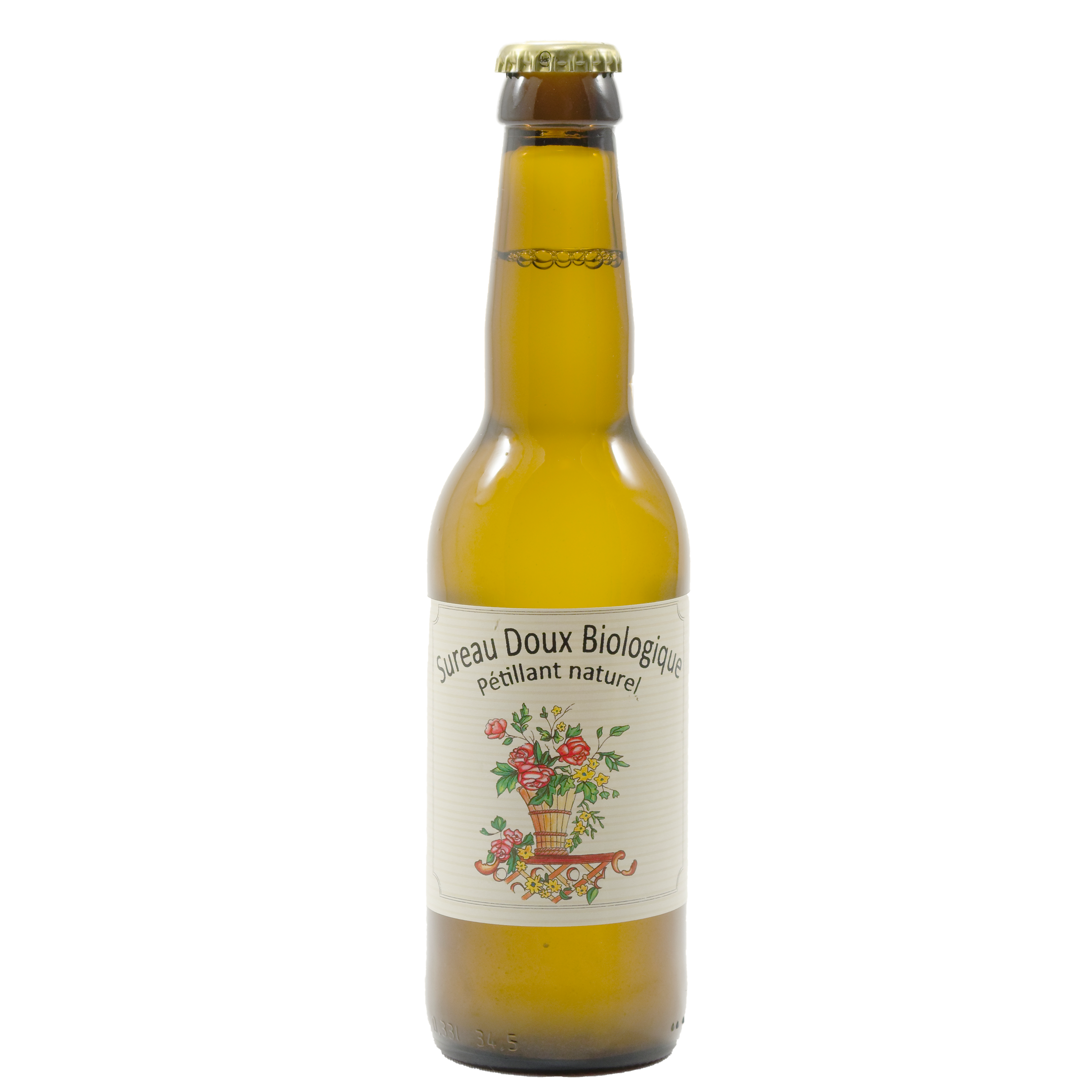 Sureau doux pétillant naturel non pasteurisé 33cl - 500g