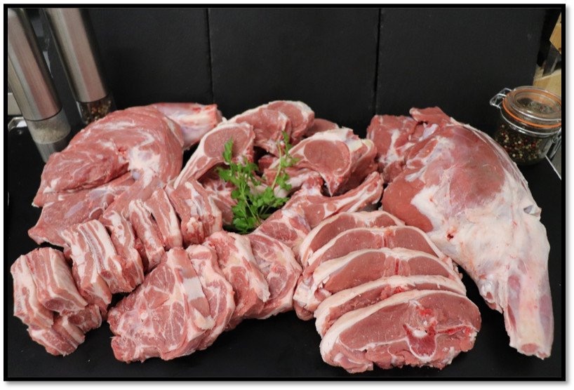 CaIsette viande 1/2 agneau