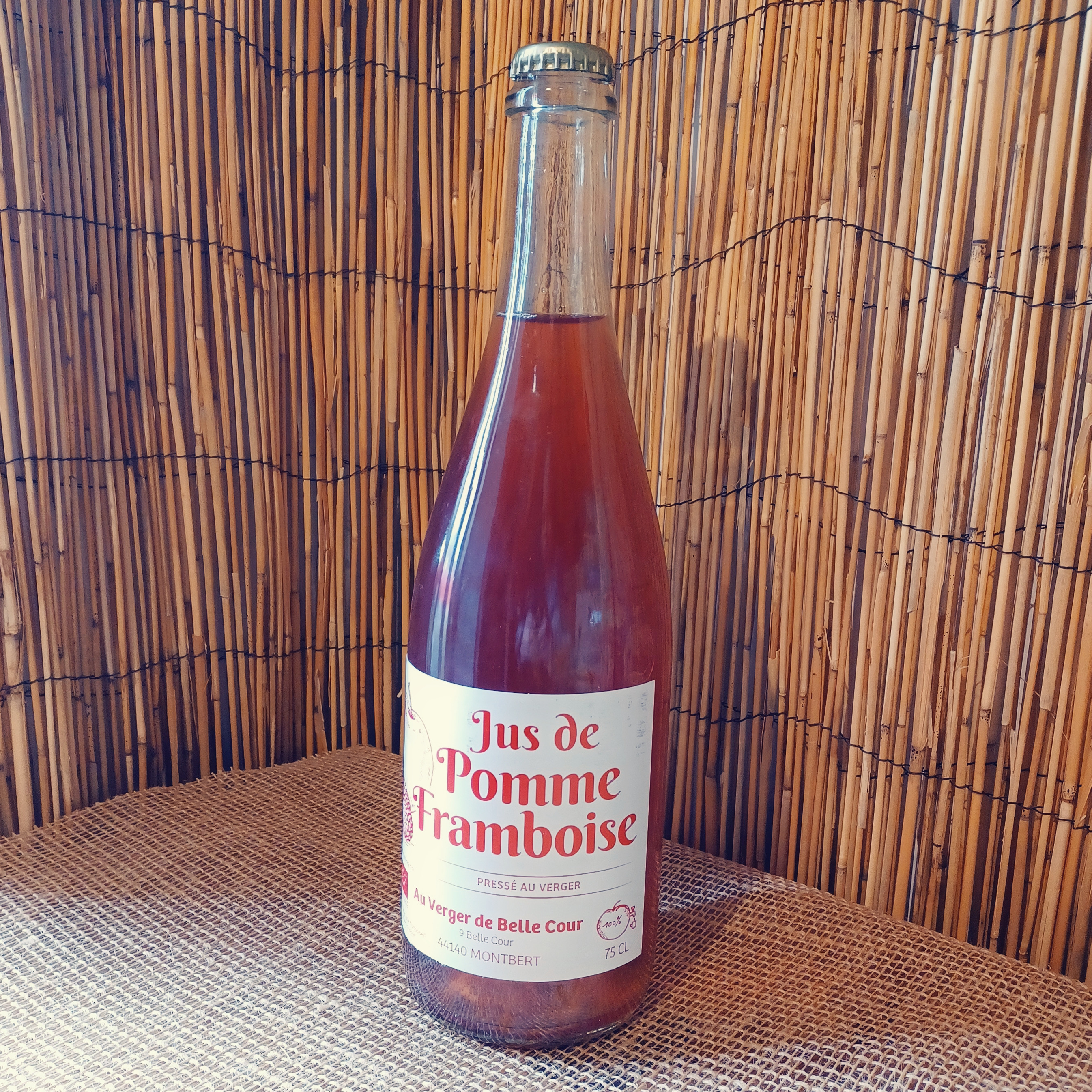 Jus De Pomme Framboise – 75Cl - 0,75l