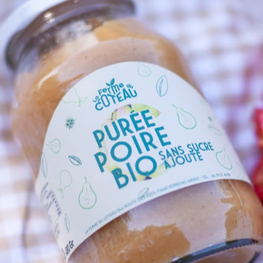 Purée poire (sans sucre ajouté) - 480g