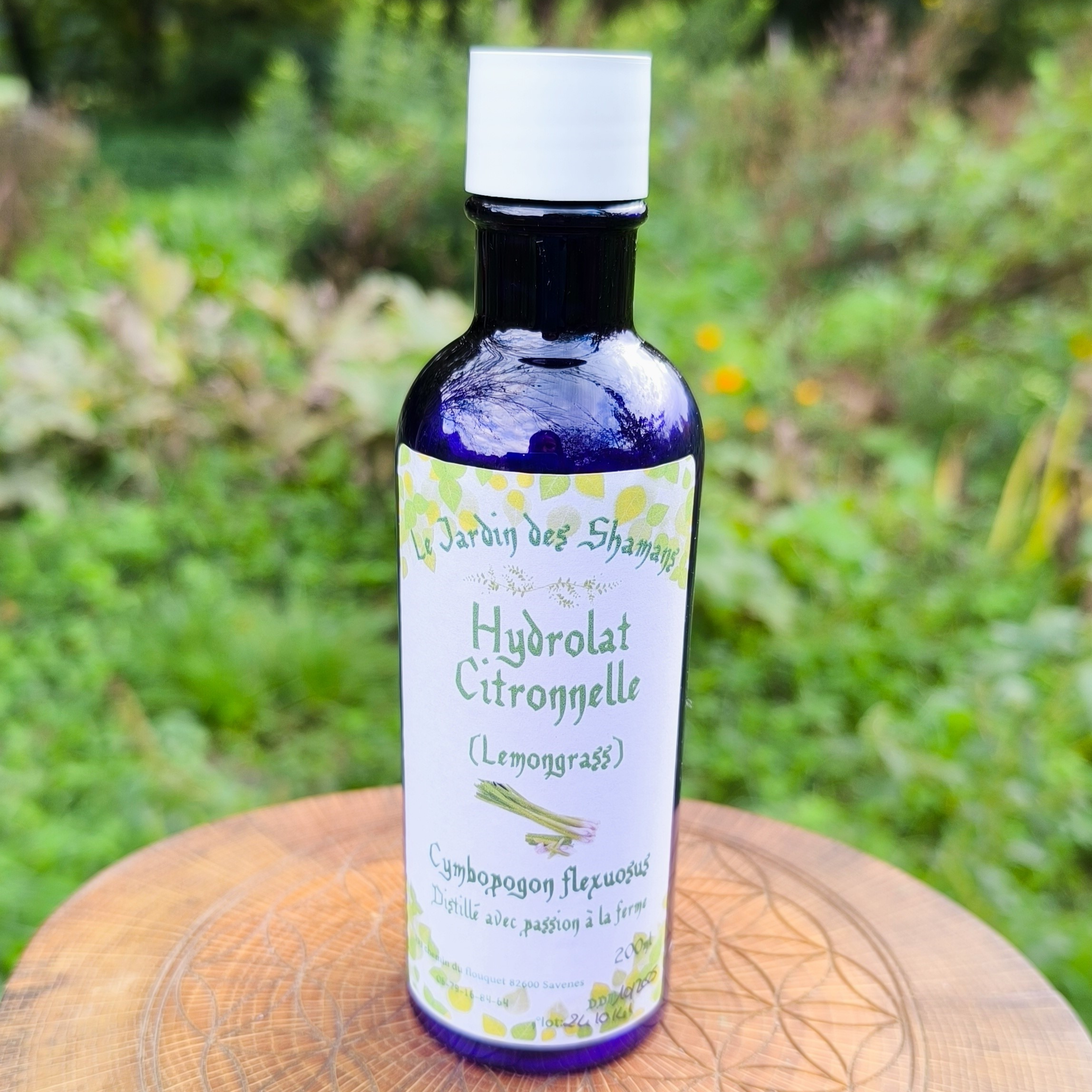 Hydrolat Citronnelle (lemongrass) "Cymbopogon flexuosus" - 200ml