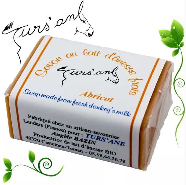 SAVON AU LAIT FRAIS D'ANESSE BIO ABRICOT - 100g