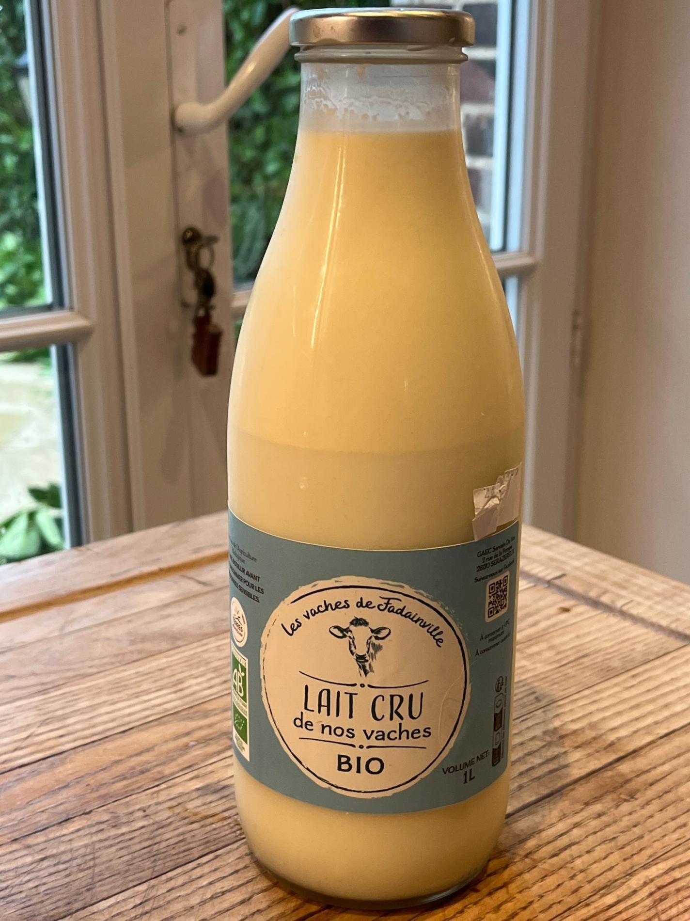 Lait cru LES VACHES DE FADAINVILLE - 1g