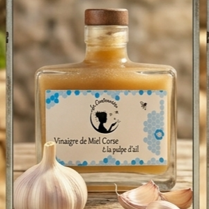 Vinaigre de miel à la pulpe d'ail - 200ml