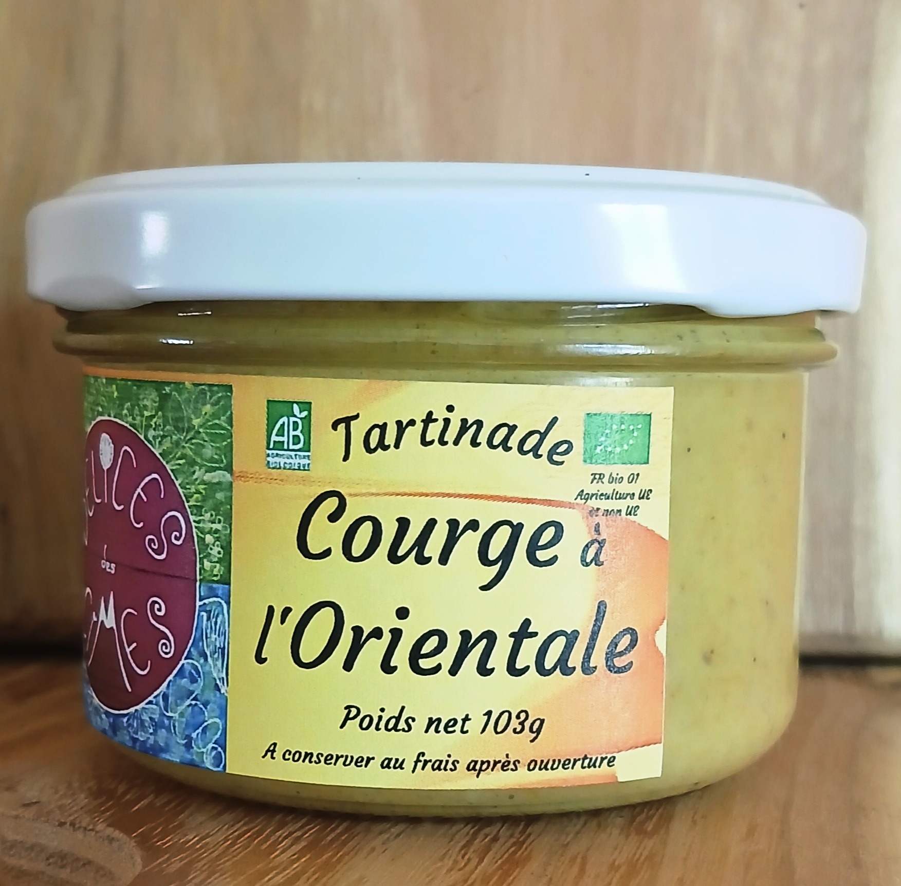 Tartinade Courge à l’orientale - 97g