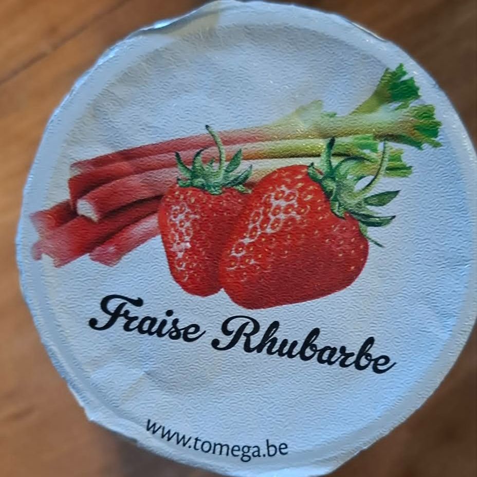 Yaourt FRAISE RHUBARBE 125g - (L'ESPRIT NORMAND)- revente - 125g