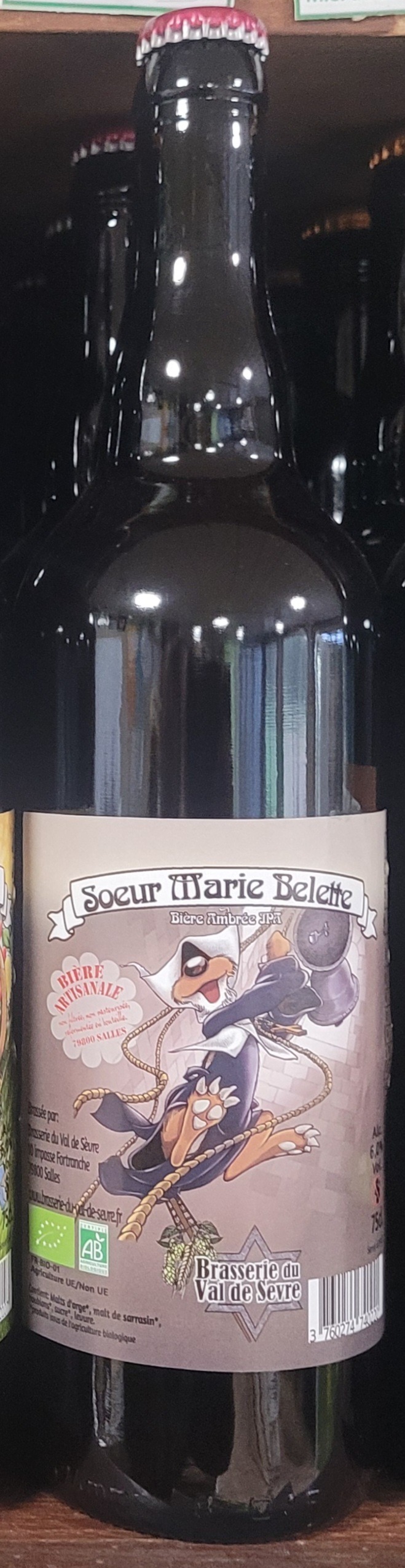 Bière Marie Belette Ambrée IPA 75CL