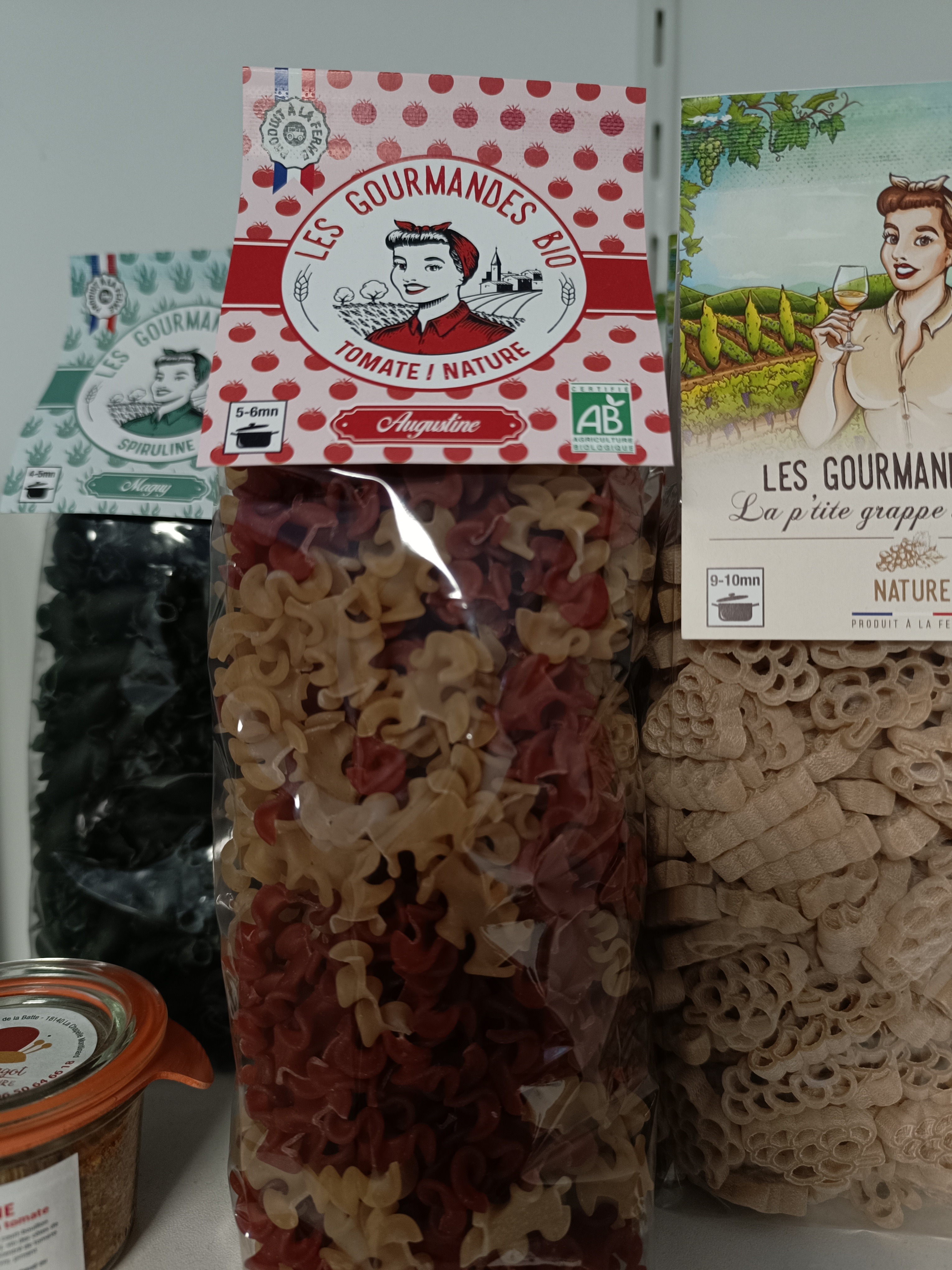 Pâtes Sachet Augustine Tomate Nature bio 240g