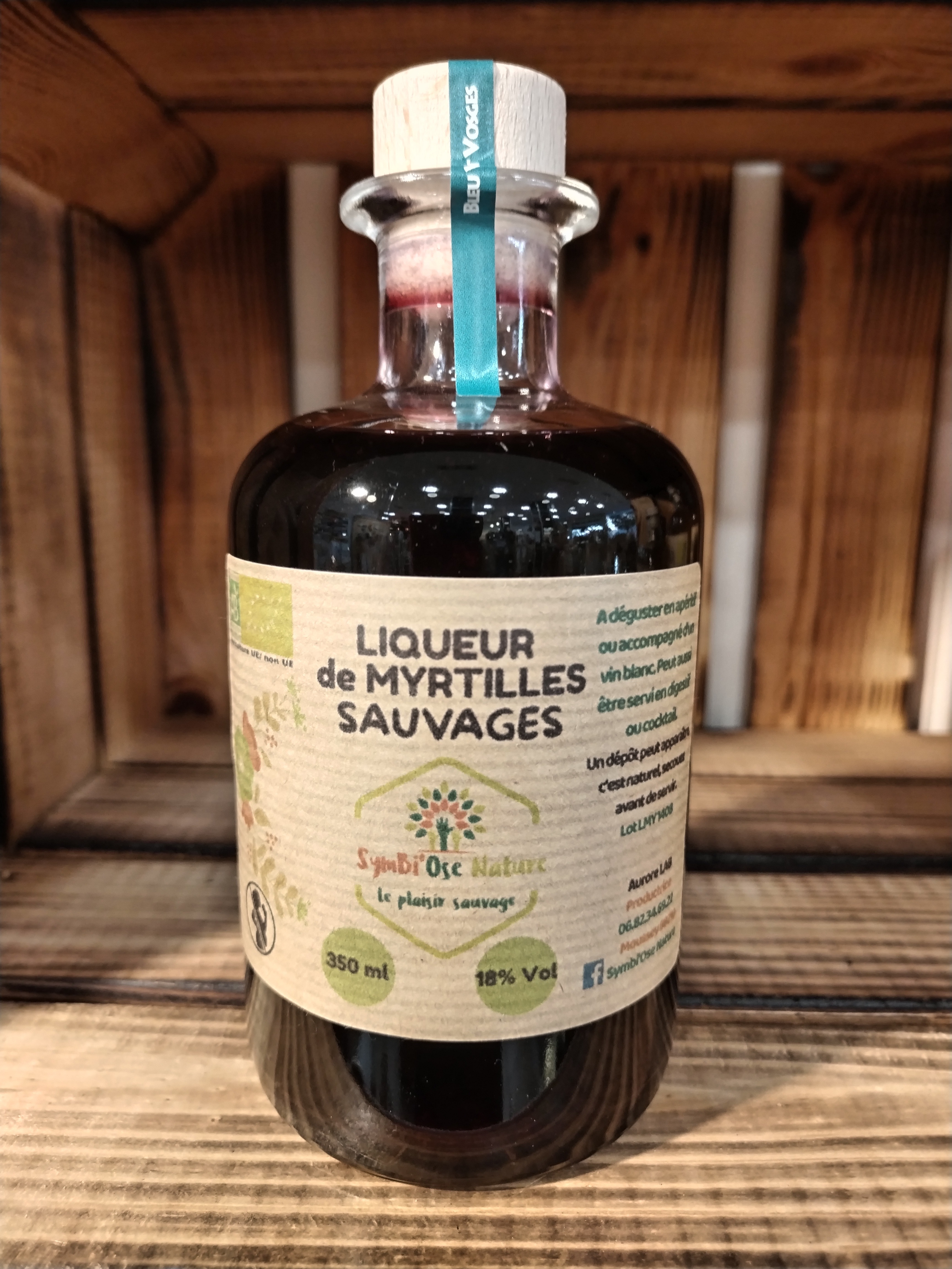 Liqueur de Myrtilles Sauvages  18% Vol AB